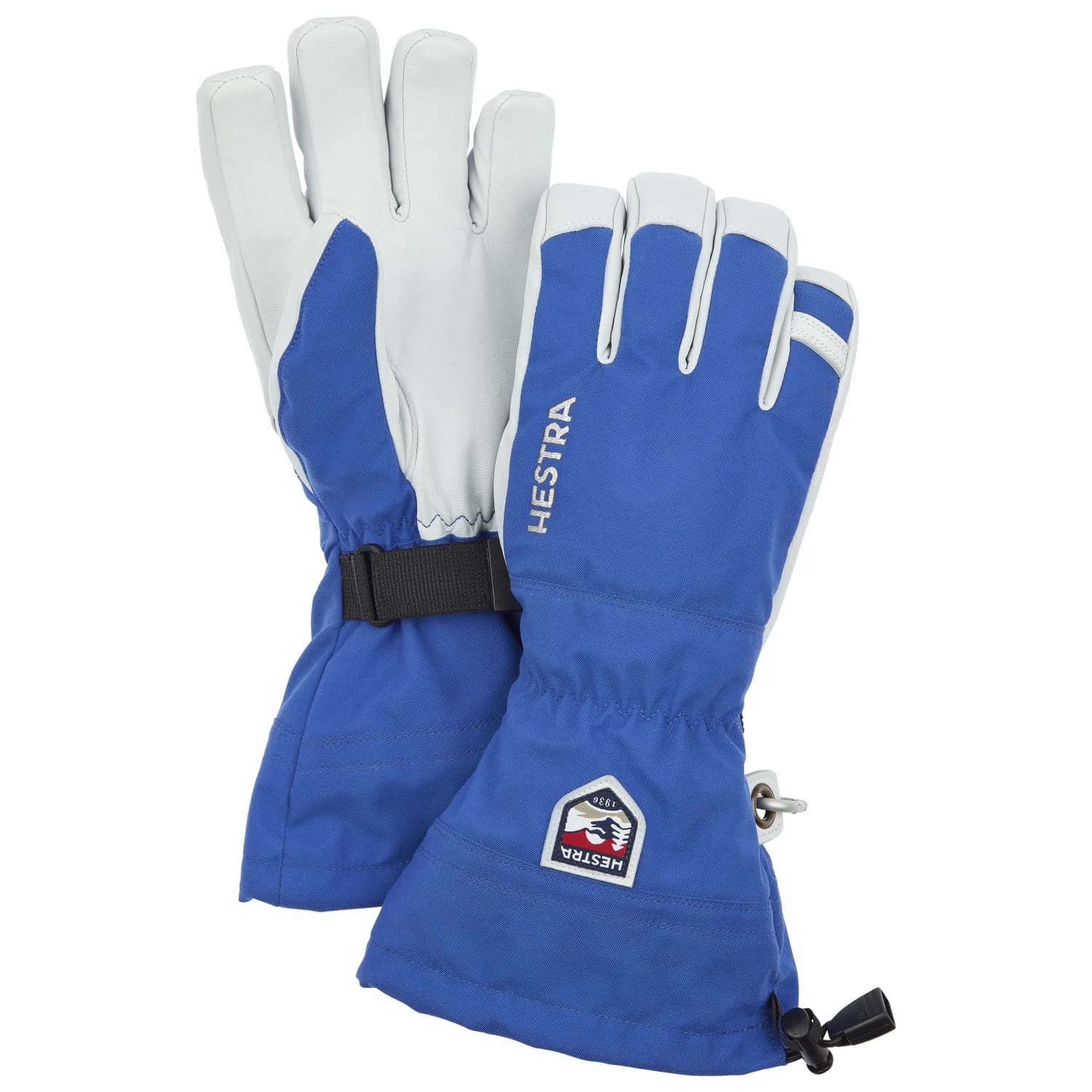 Ръкавици Hestra Army Leather Heli Ski 5 Finger Gloves - Royal Blue