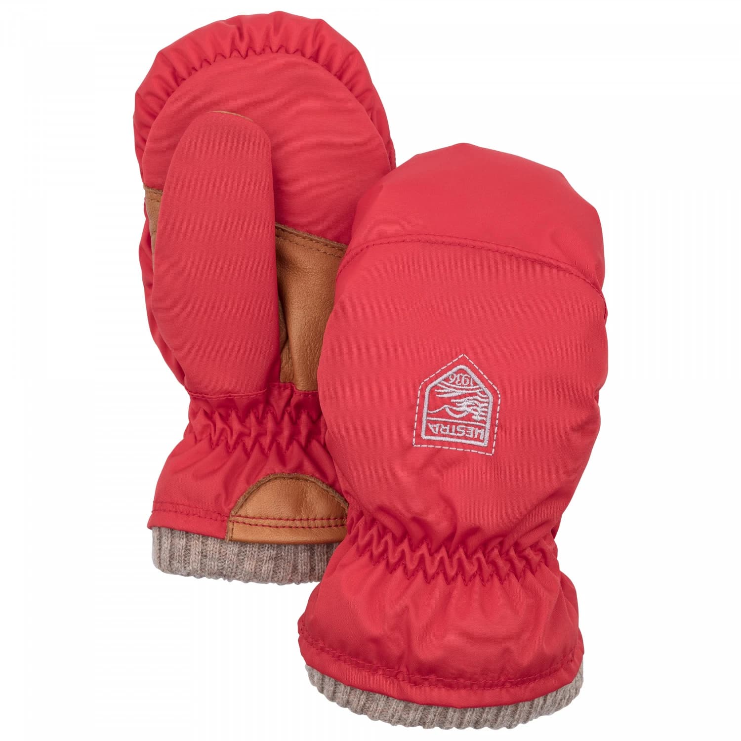 Детски ръкавици Hestra Kid's My First Hestra Mitt Gloves - Light Red