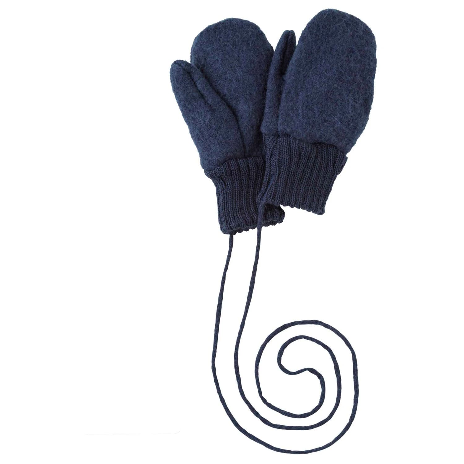 Детски ръкавици disana Kids' Boiled Wool Gloves - Indigo