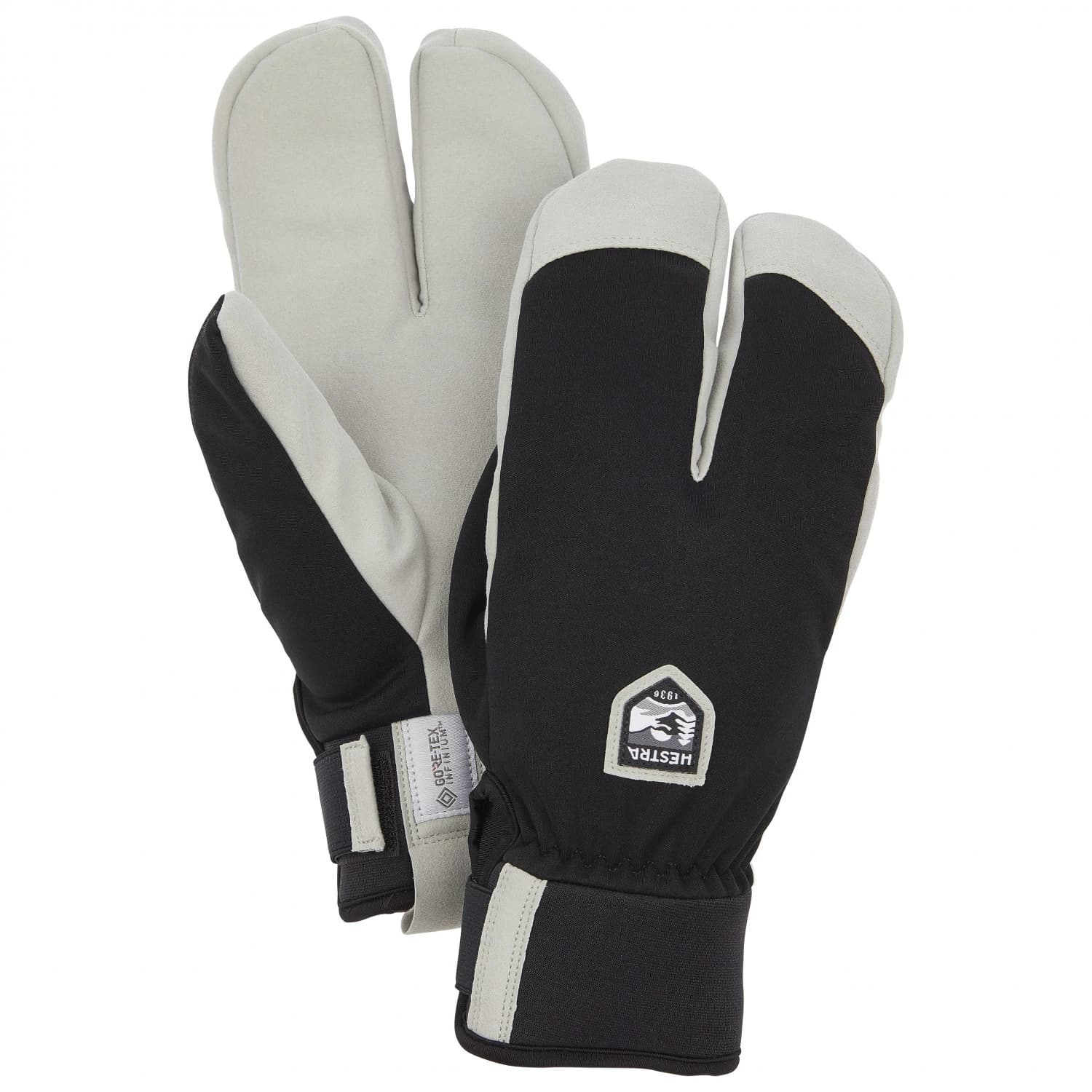 Ръкавици Hestra W.S. Wool Terry Split Mitt Gloves - Black