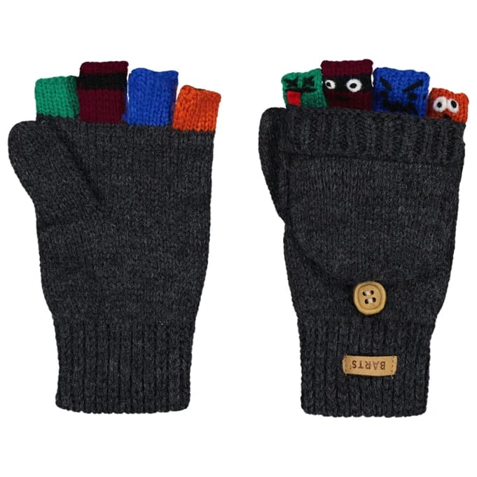 Детски ръкавици Barts Kid's Puppeteer Bumgloves - Dark Heather VI