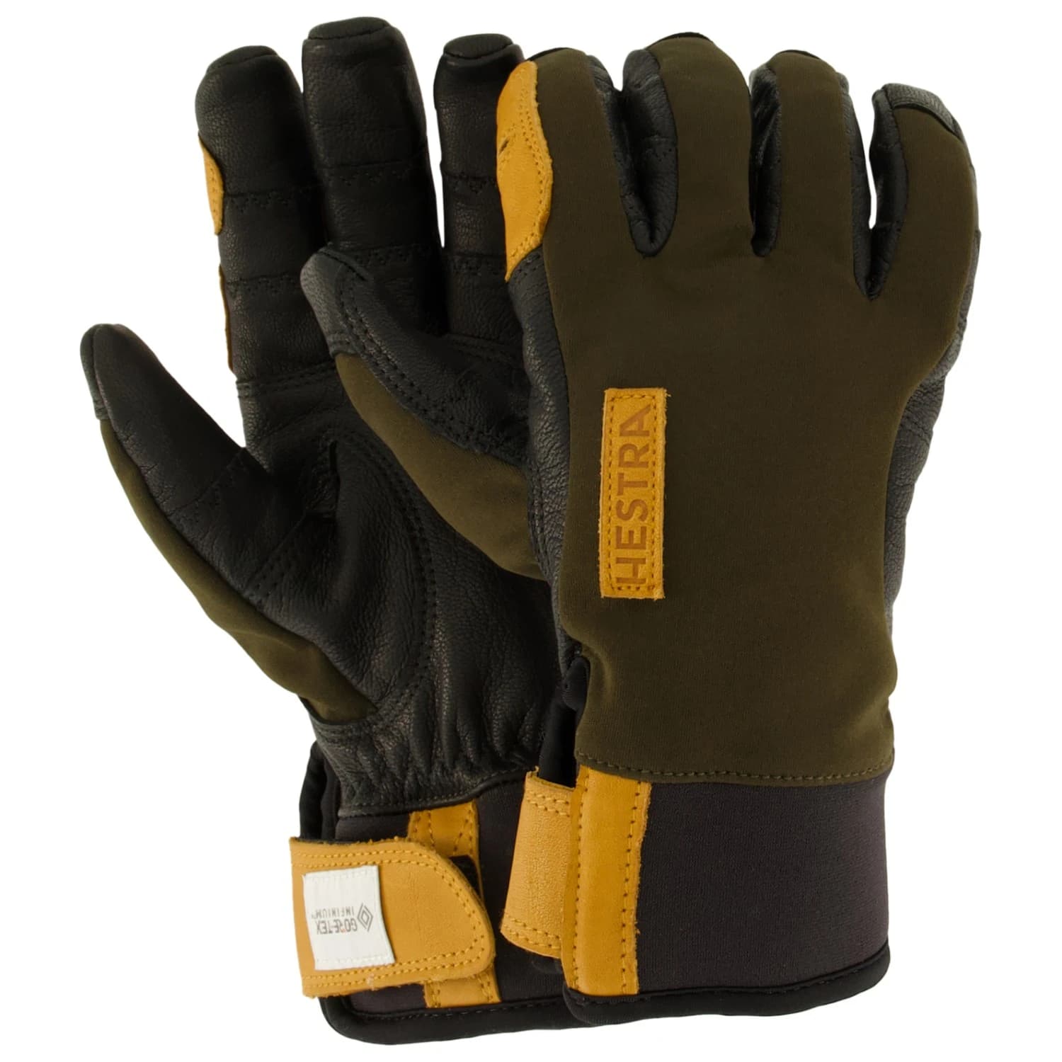 Ръкавици Hestra Ergo Grip Active Wool Terry 5 Finger Gloves - Dark Forest / Black