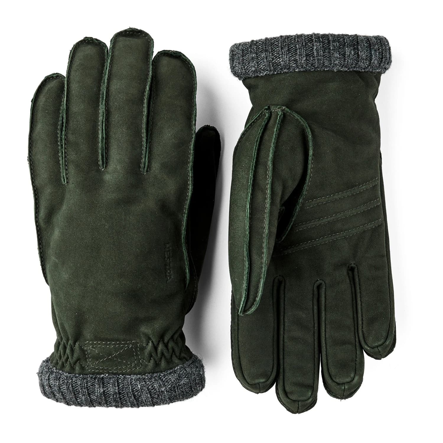 Ръкавици Hestra Joar Nubuck Gloves - Dark Olive