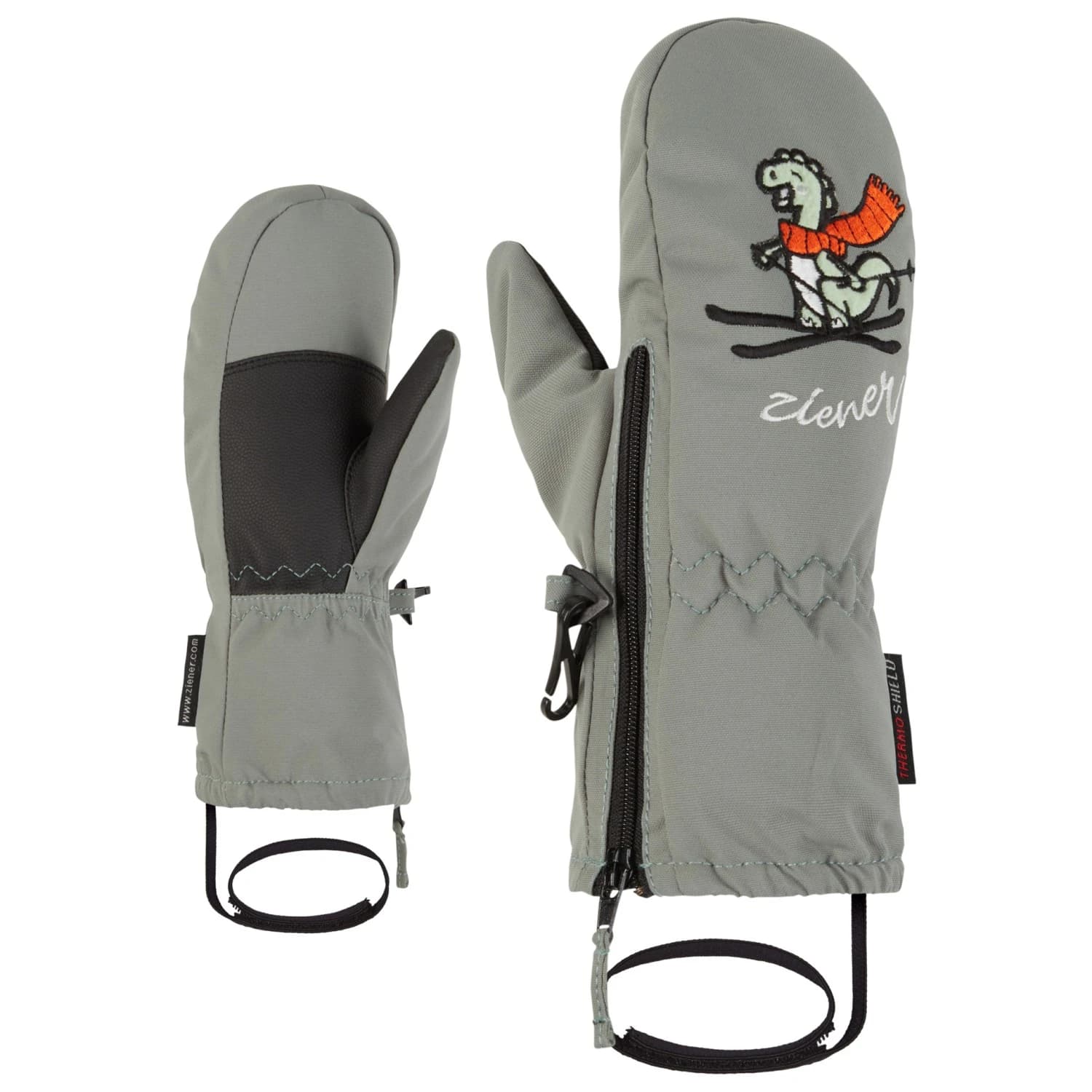 Детски ръкавици Ziener Kid's Le Zoo Minis Glove - Green Mud