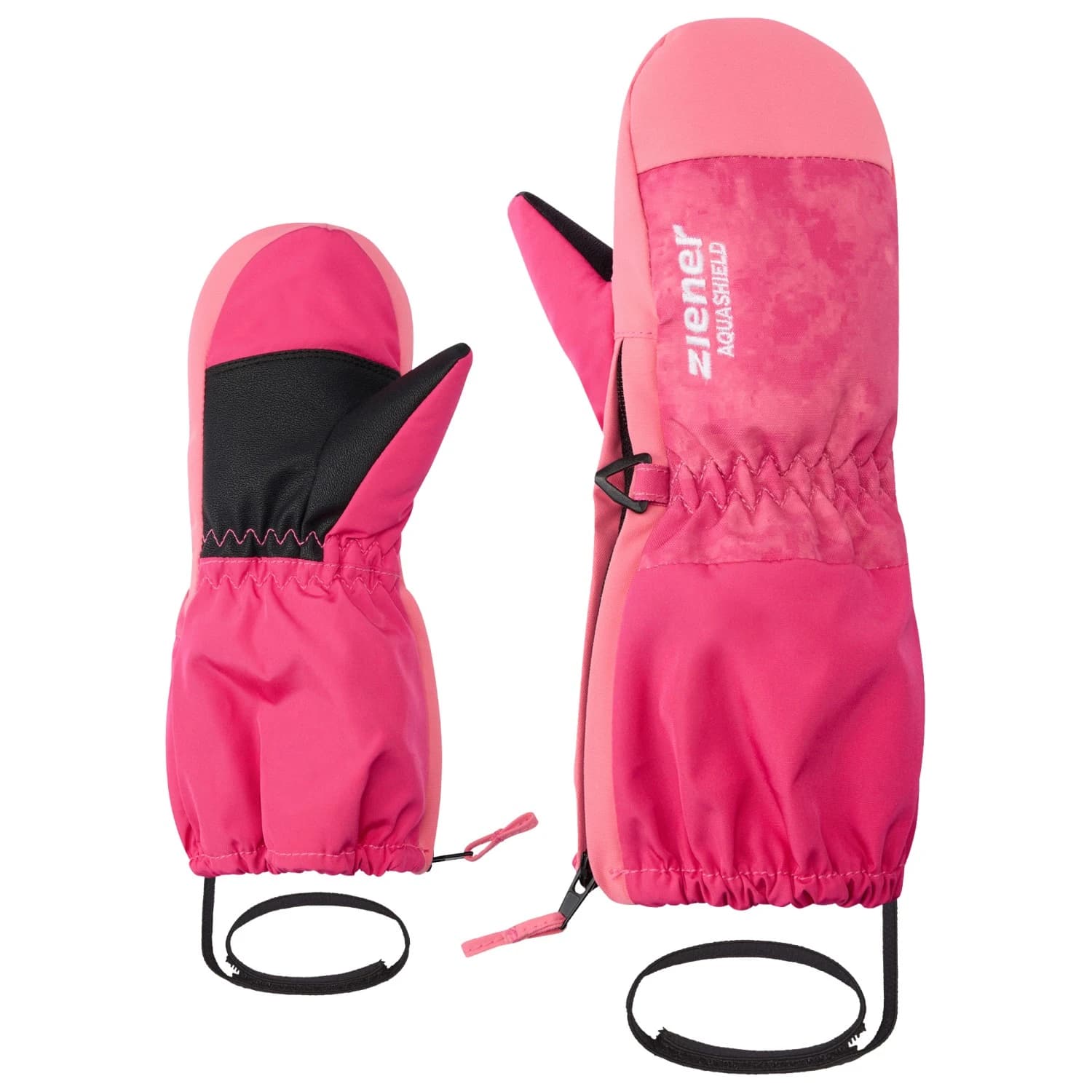Детски ръкавици Ziener Kid's Levi AS Minis Glove - Tie Dye Pop Pink