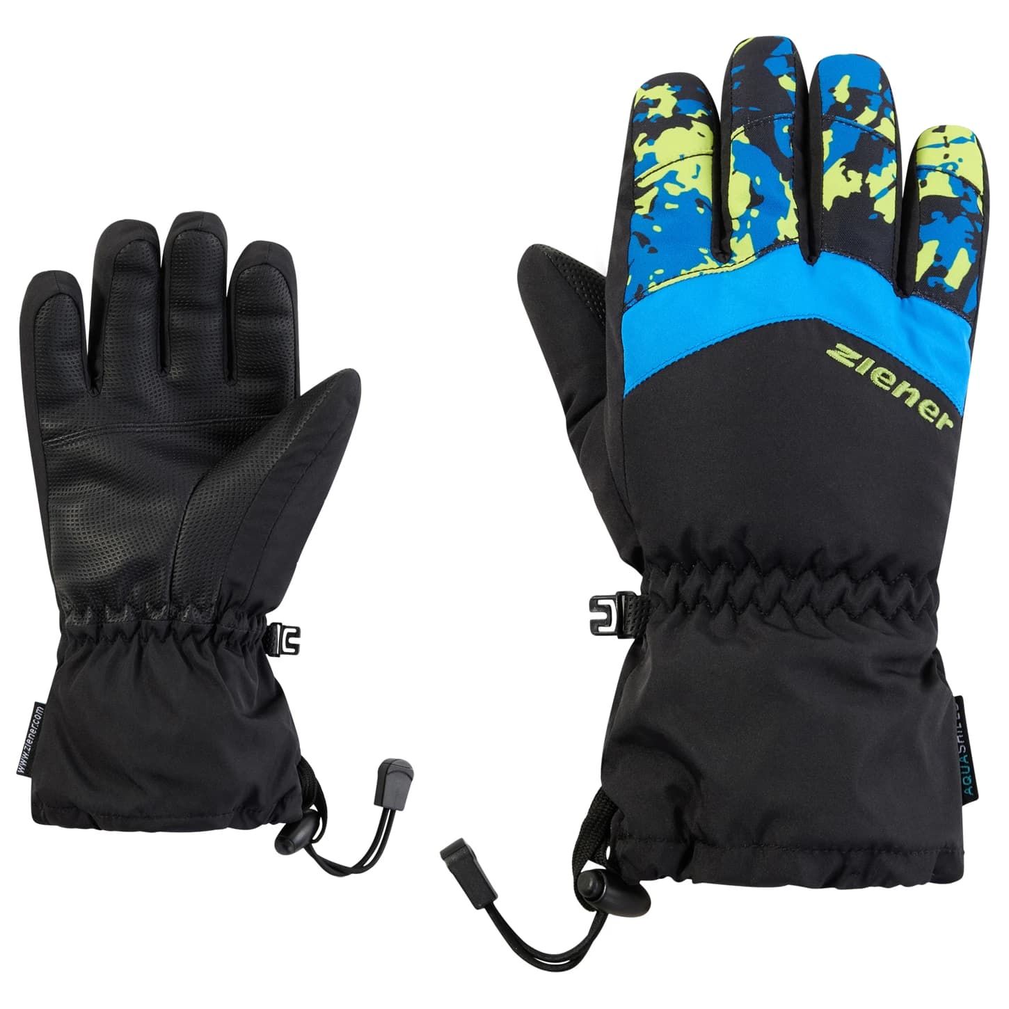 Ръкавици Ziener Lett AS Glove Junior Gloves - Camo Persian Blue