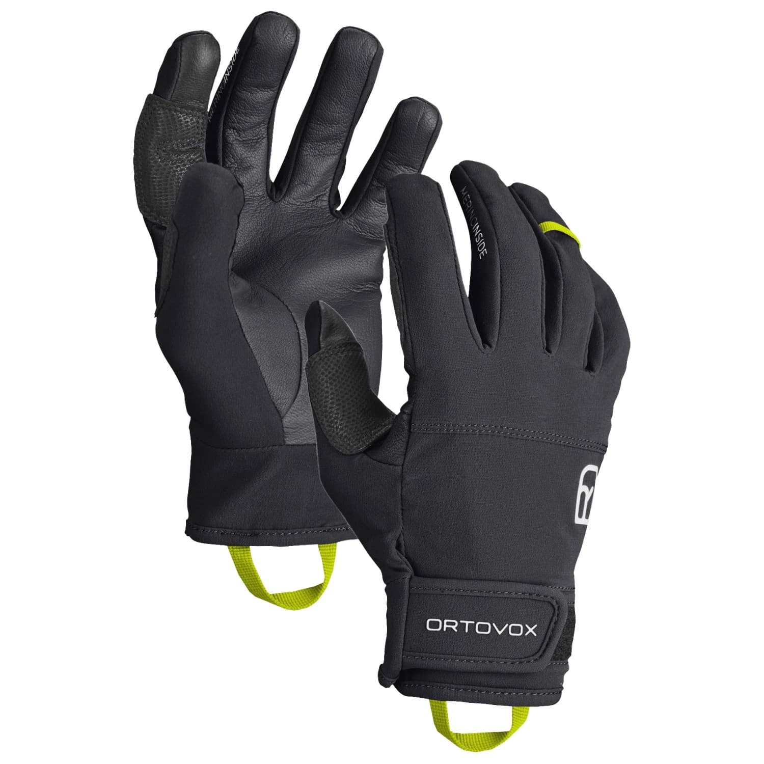Мъжки ръкавици Ortovox Tour Light Glove - Black Raven