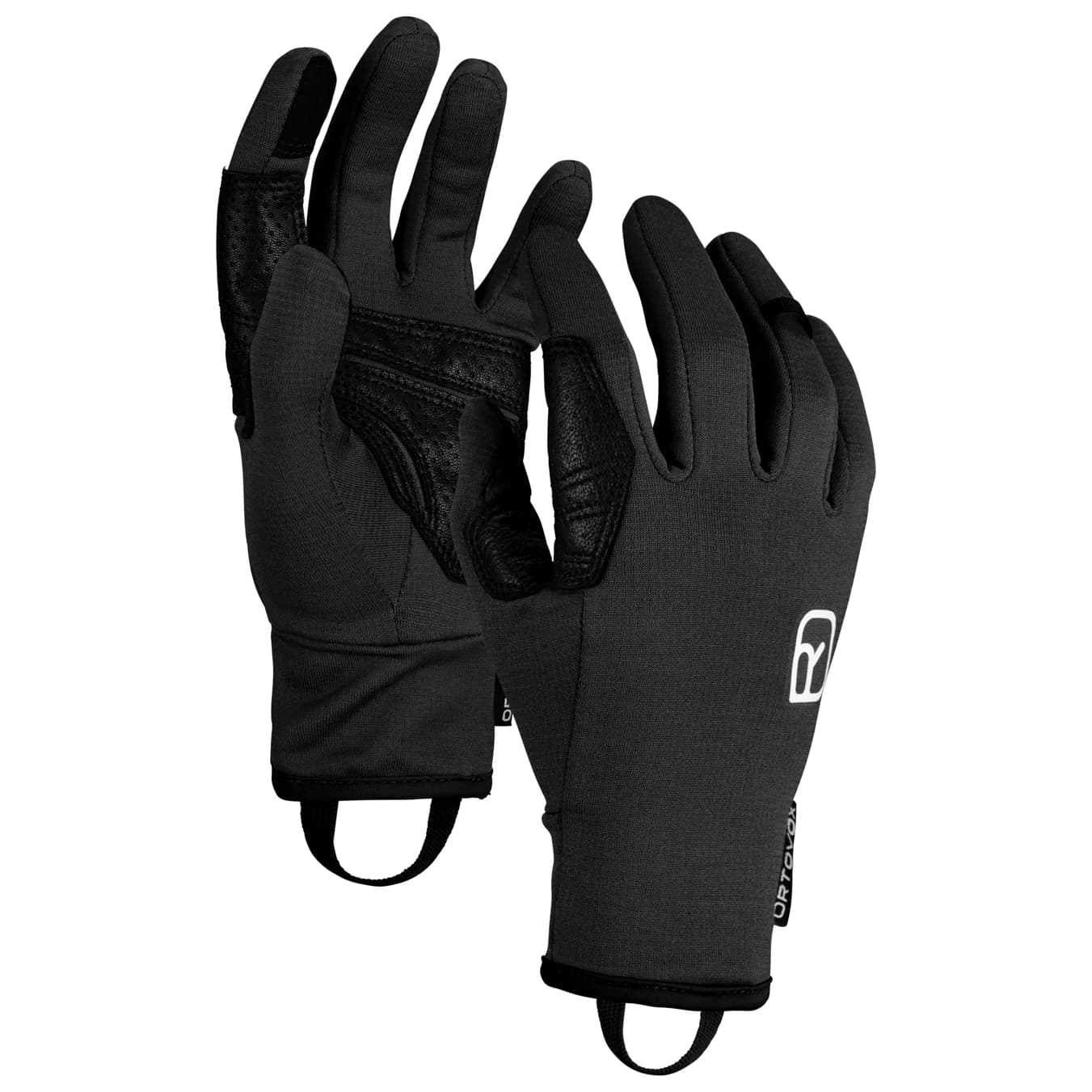 Дамски ръкавици Ortovox Women's Fleece Light Glove - Black Raven