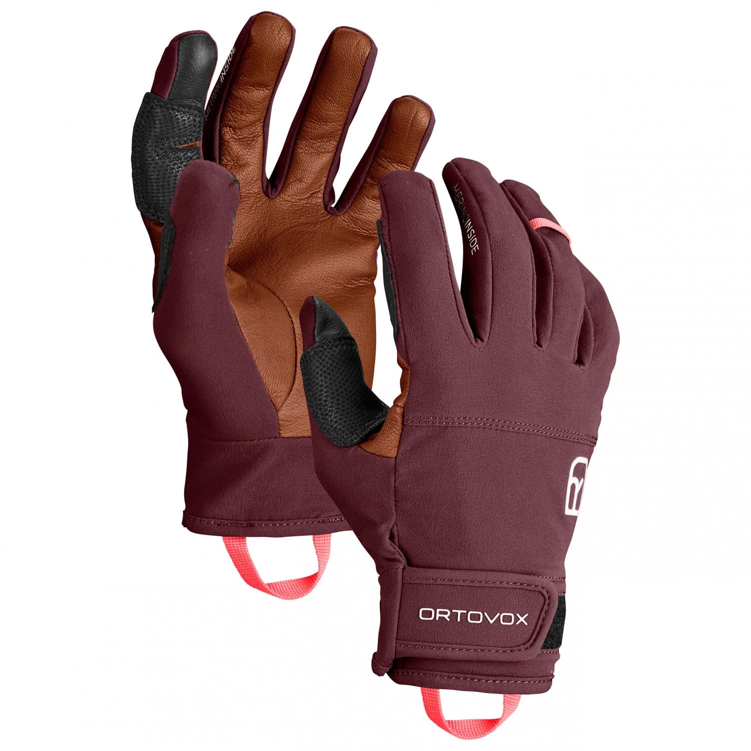 Дамски ръкавици Ortovox Women's Tour Light Glove - Winetasting