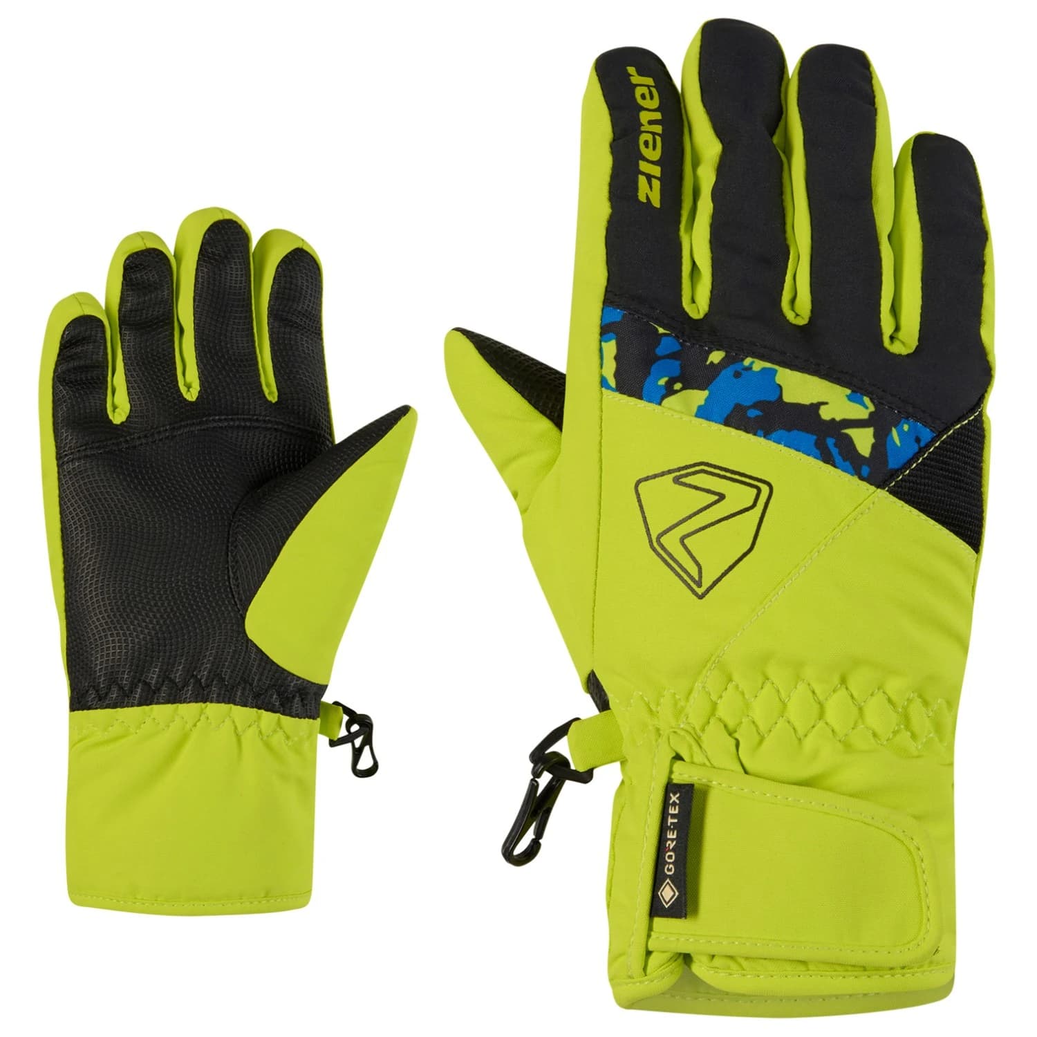 Детски ръкавици Ziener Kid's Leif GTX Gloves - Lime