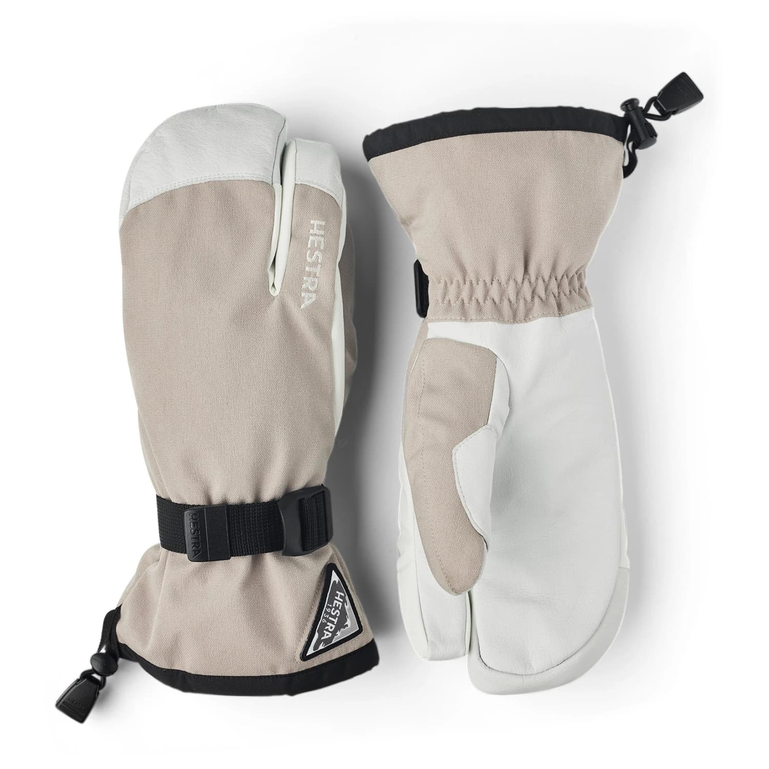 Ръкавици Hestra Powder Gauntlet 3 Finger Gloves - Beige