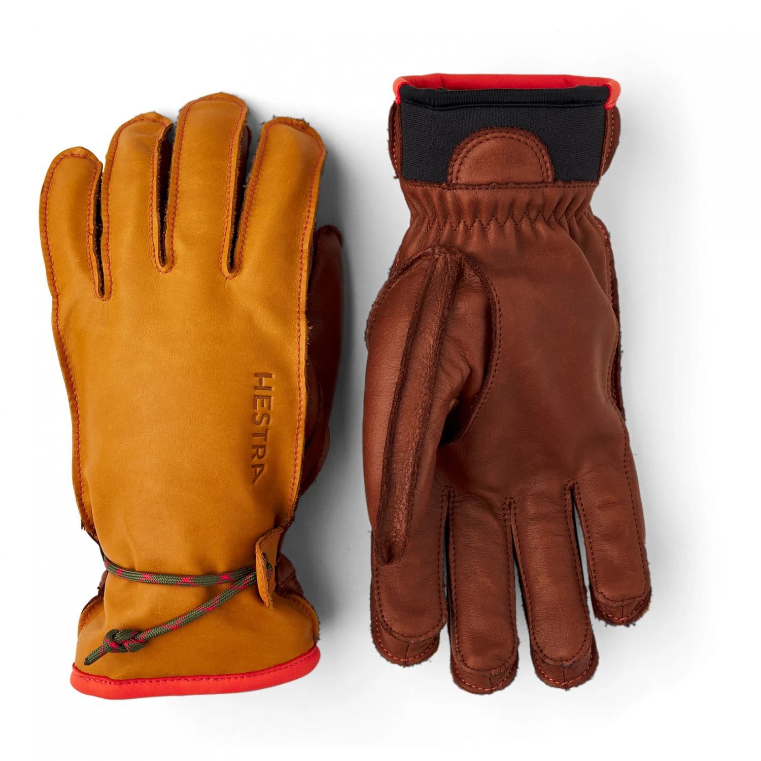 Ръкавици Hestra Wakayama 5 Finger Gloves - Cork / Brown