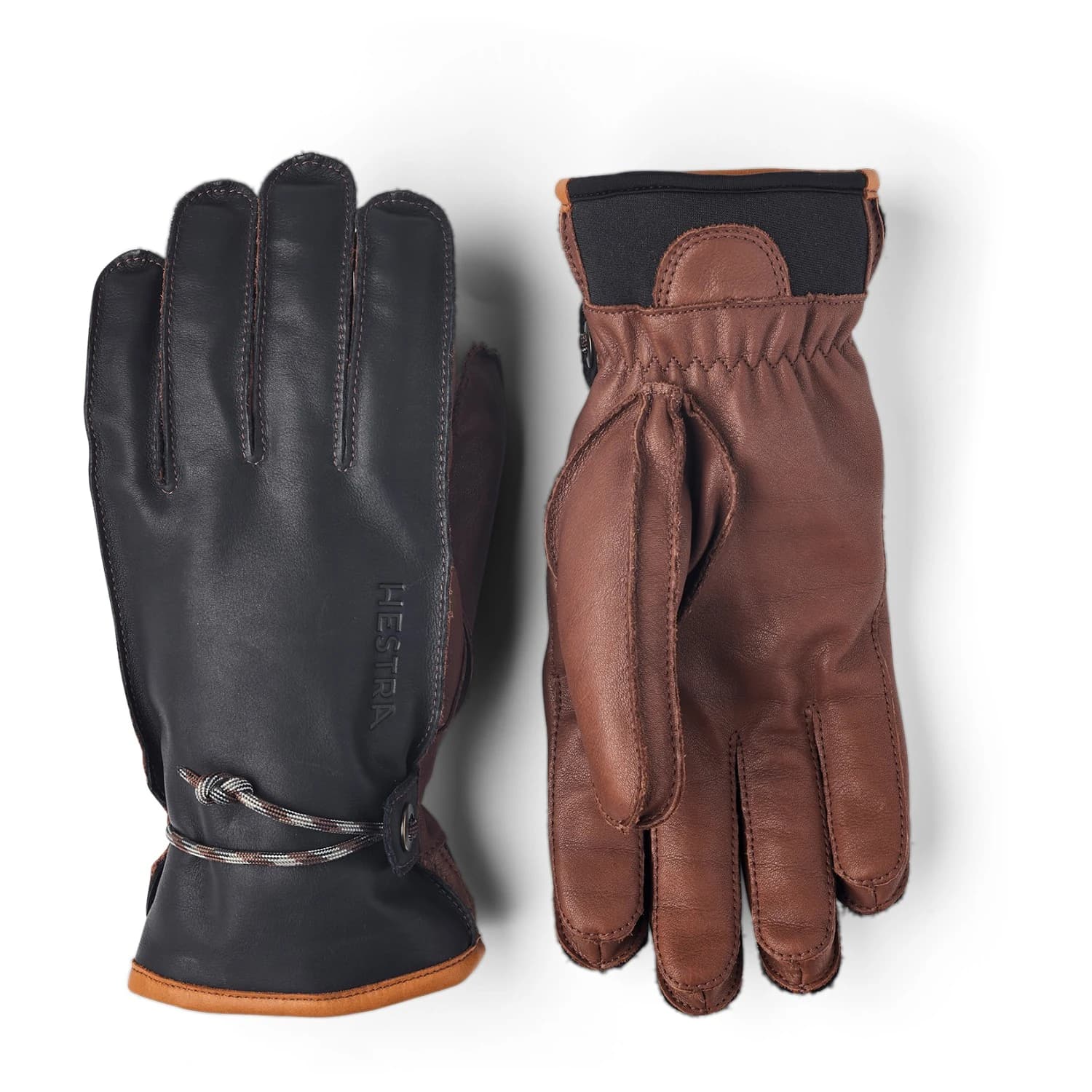 Ръкавици Hestra Wakayama 5 Finger Gloves - Navy / Brown