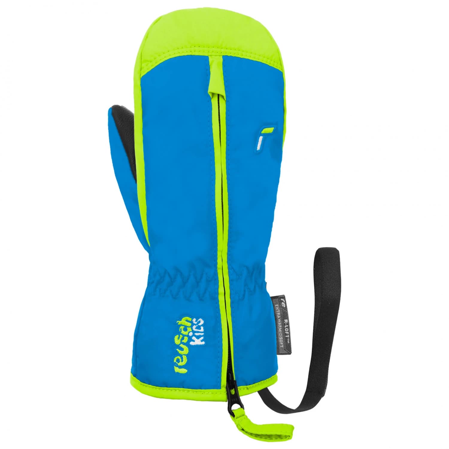 Детски ръкавици Reusch Kid's Ben Mitten Gloves - Brilliant Blue / Safety Yellow