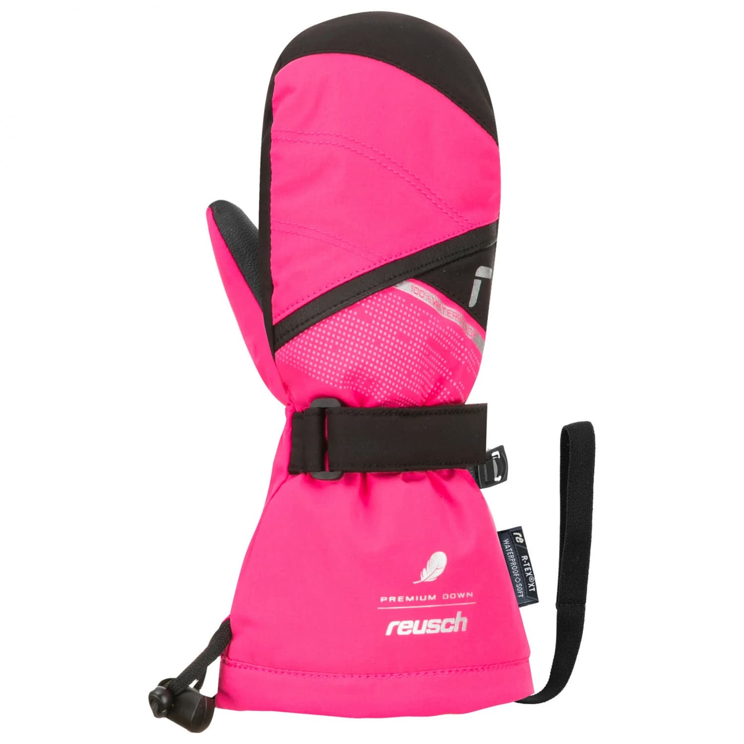 Детски ръкавици Reusch Kid's Kaden Down R-Tex XT Mitten Gloves - Pink Glo