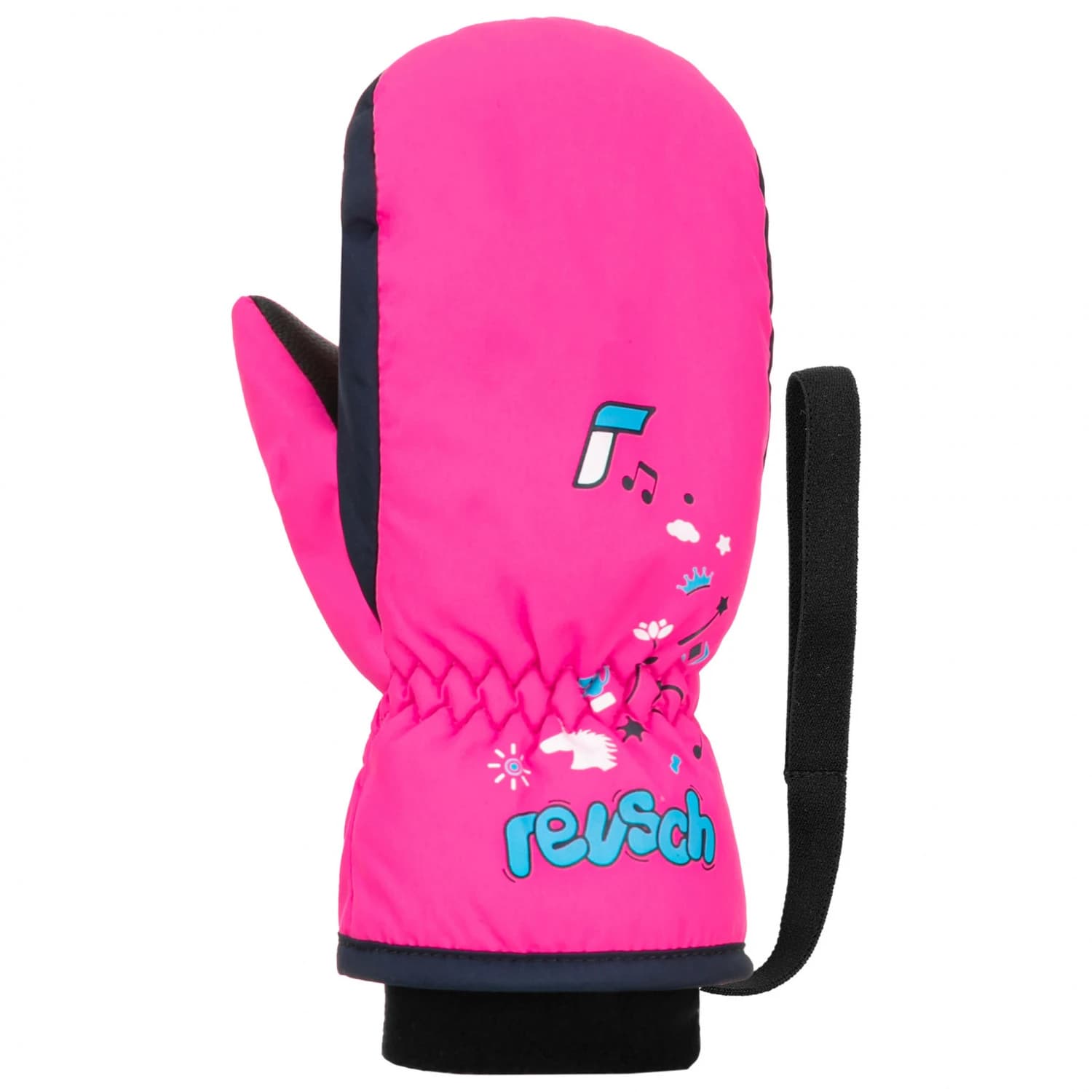 Детски ръкавици Reusch Kid's Kids Mitten Gloves - Pink Glo / Dress Blue