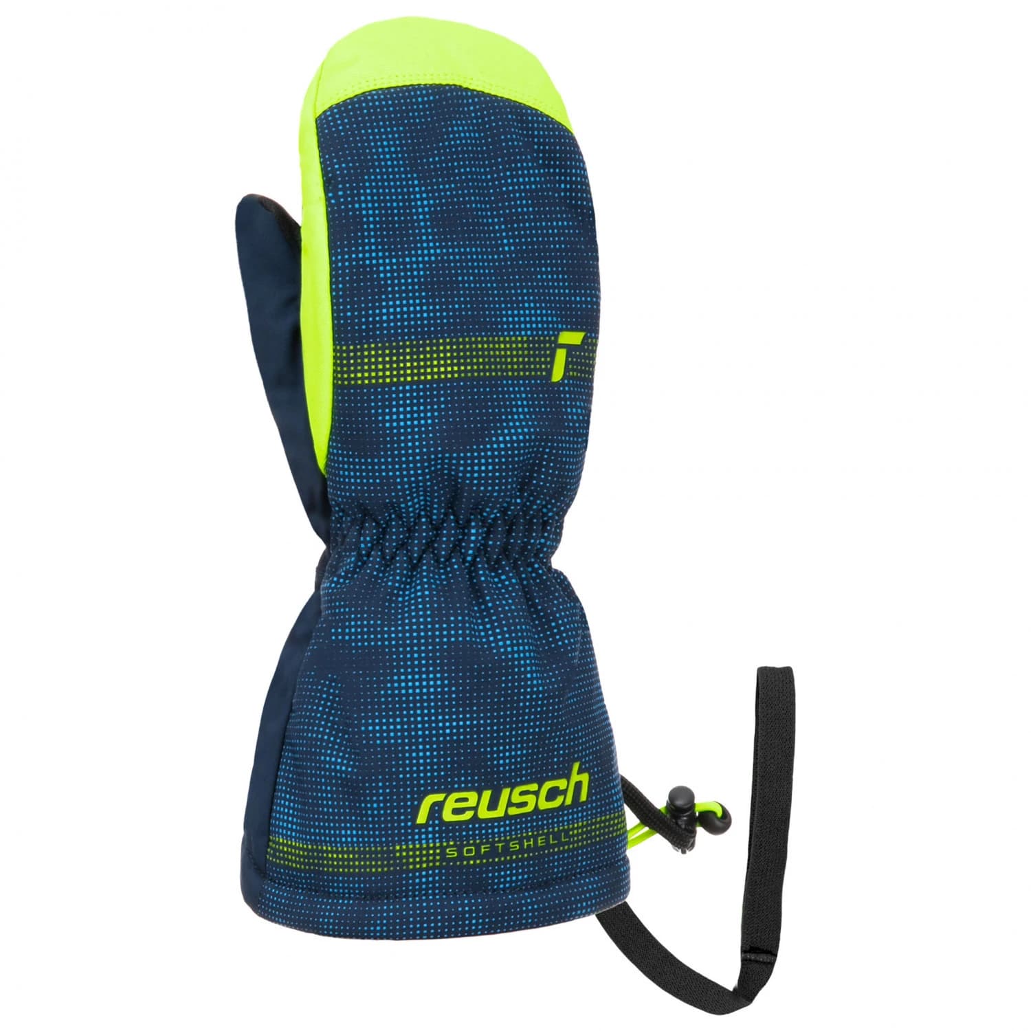Детски ръкавици Reusch Kid's Maxi R-Tex XT Mitten Gloves - Dress Blue / Safety Yellow