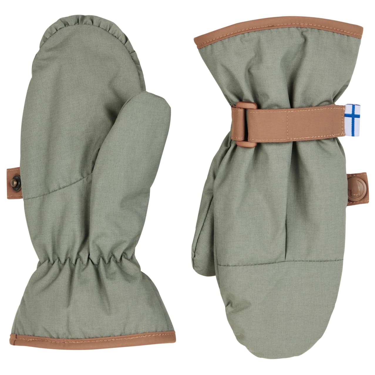 Детски ръкавици Finkid Kid's Lumipallo Gloves - Vetiver / Almond