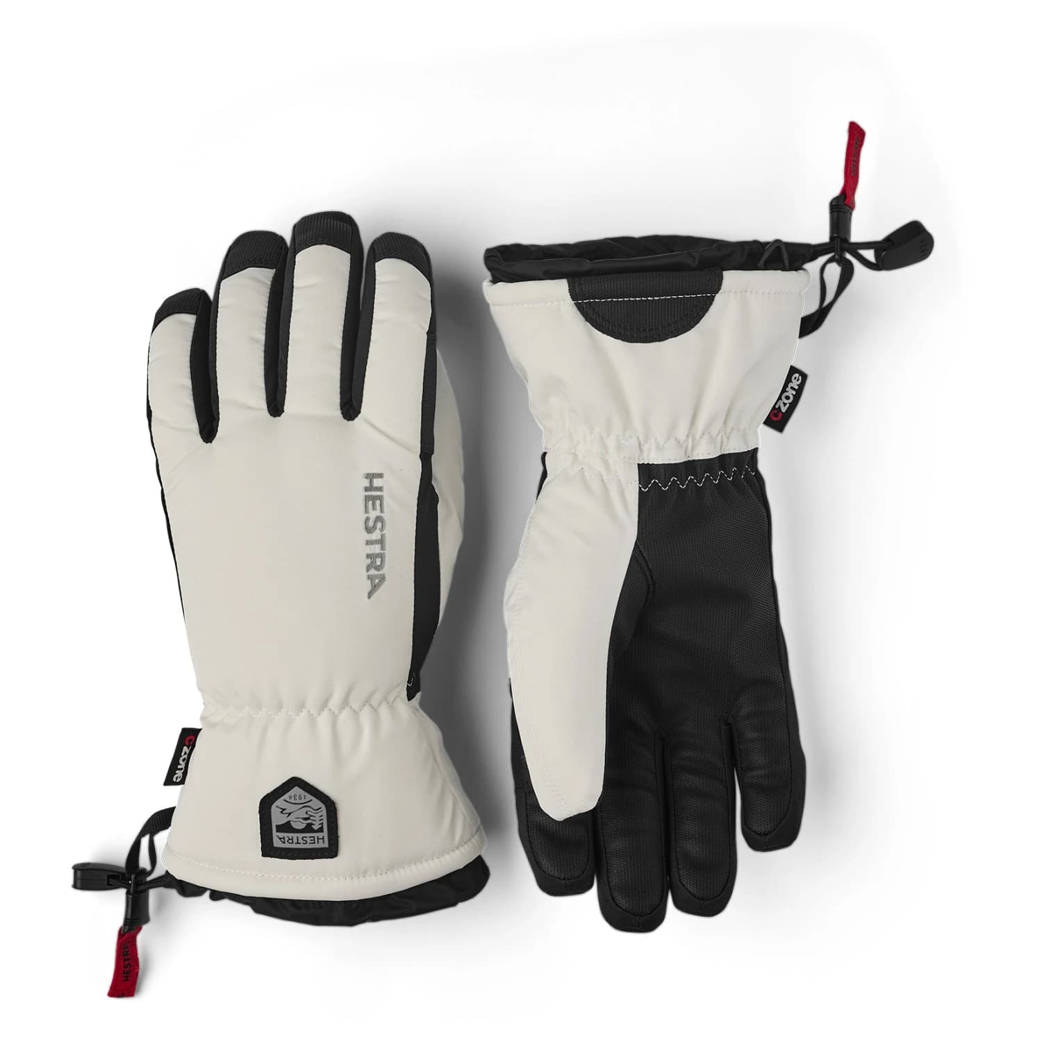 Ръкавици Hestra Czone Cosmo 5 Finger Gloves - Ivory