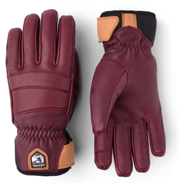 Дамски ръкавици Hestra Women's Fall Line 5 Finger Gloves - Bordeaux