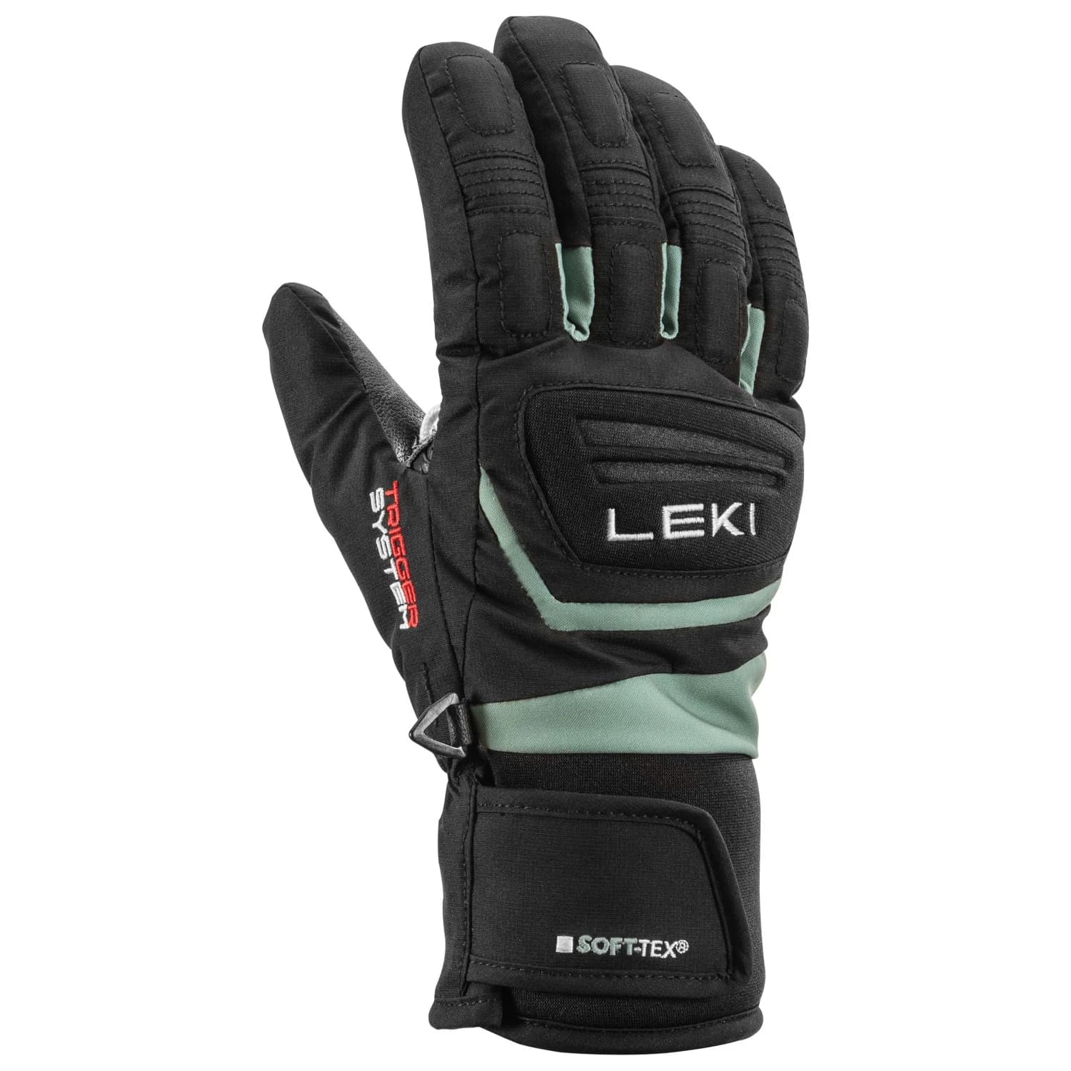 Ръкавици Leki Griffin 3D Junior Gloves - Black / Dusty Green