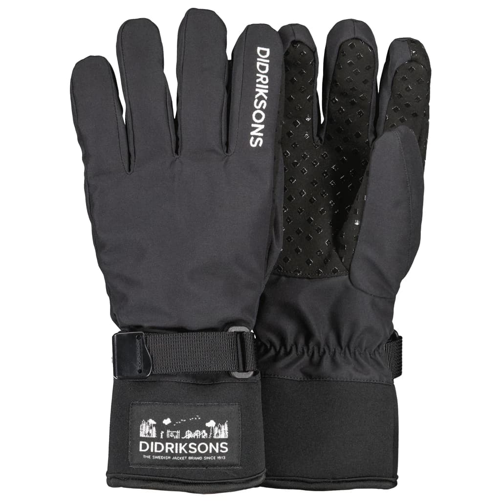 Детски ръкавици Didriksons Kid's Lovas Five Finger Glove 2 Gloves - Black