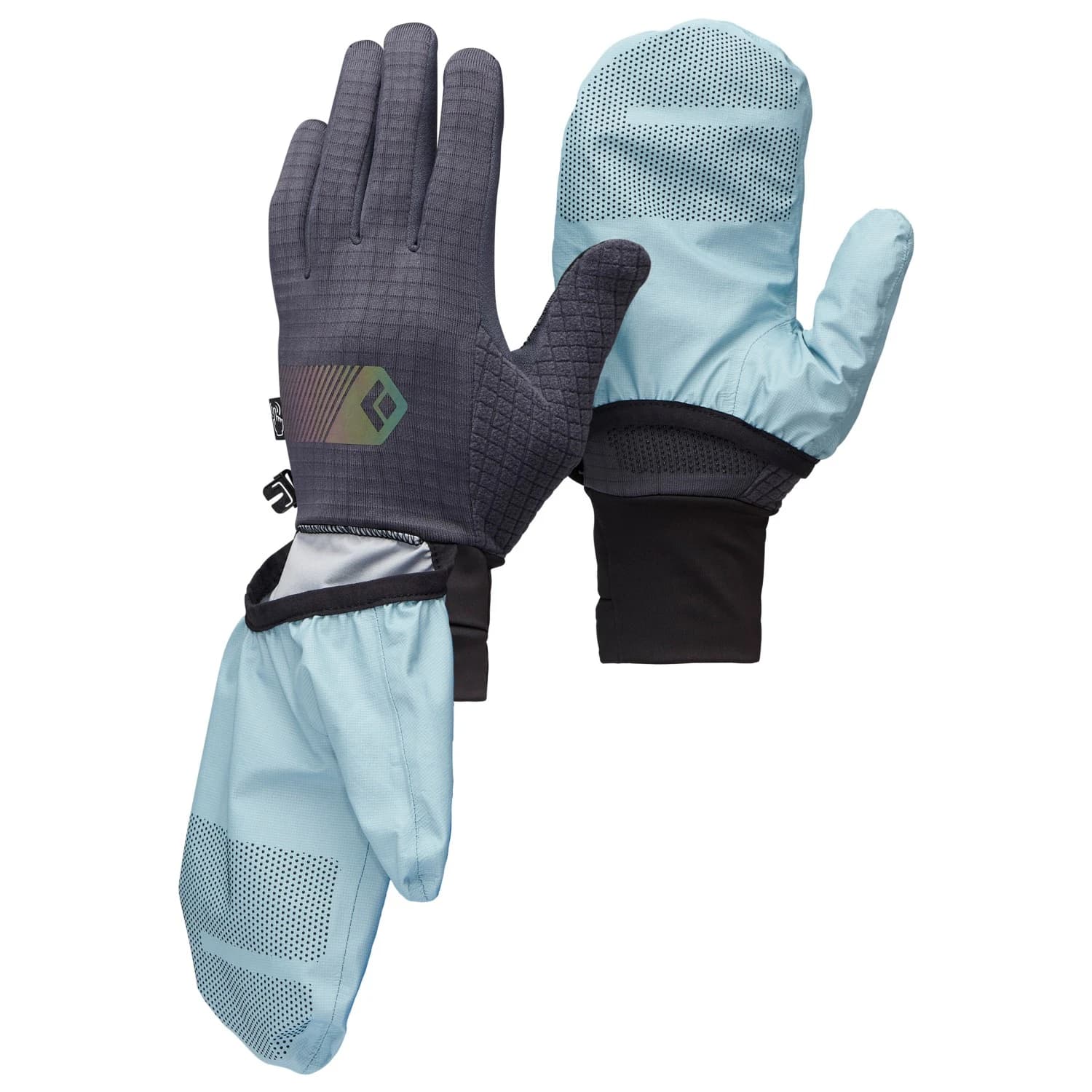 Ръкавици Black Diamond Gridtech Storm Hood Gloves - Carbon / Glacier