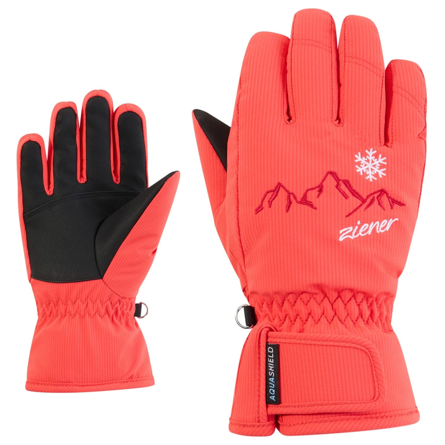 Детски ръкавици Ziener Kid's Lailla AS(R) Gloves - Fiery Red