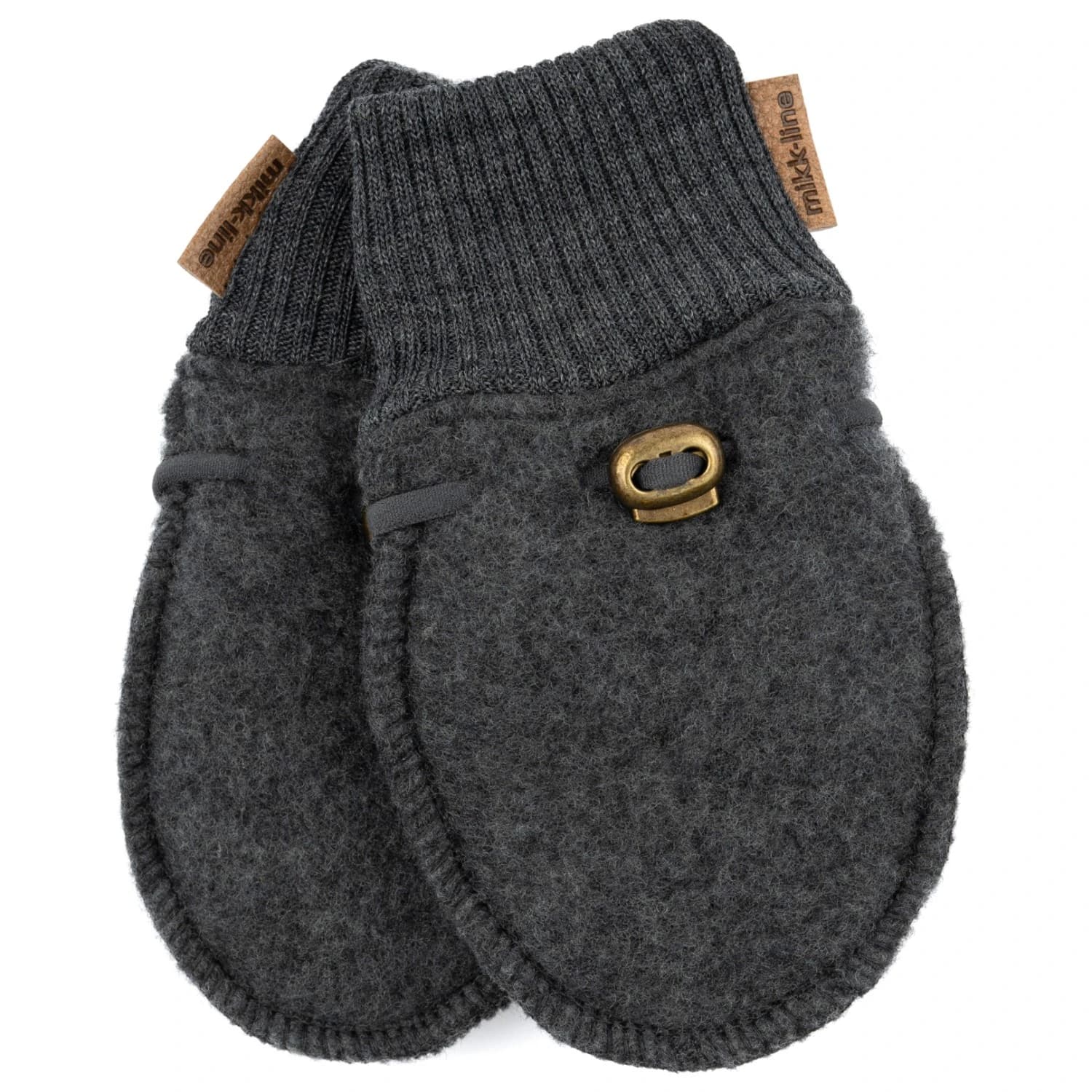 Детски ръкавици Mikk-line Kid's Wool Mittens Gloves - Anthracite Melange