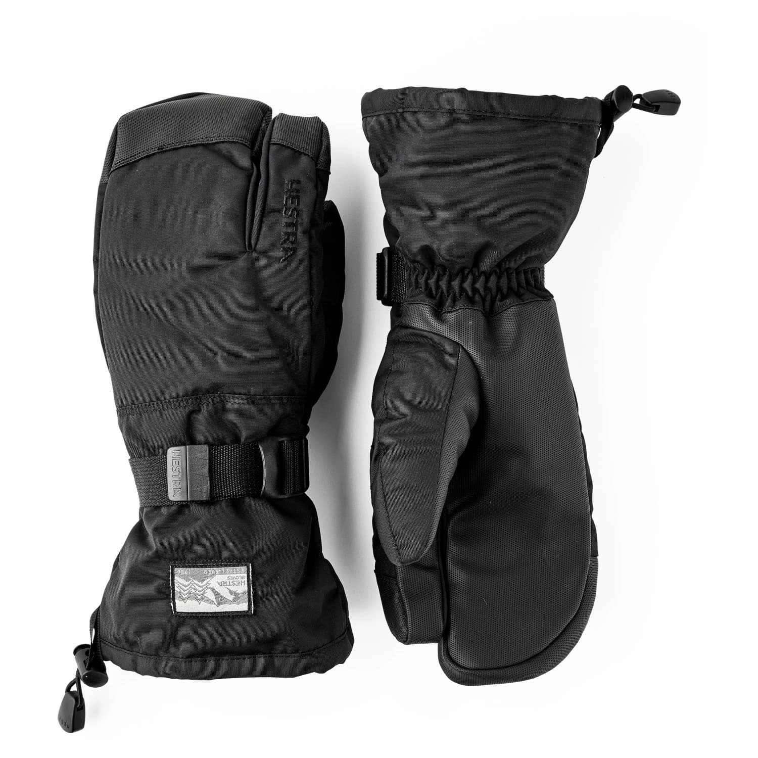 Ръкавици Hestra Gauntlet Senior 3 Finger Gloves - Black / Black
