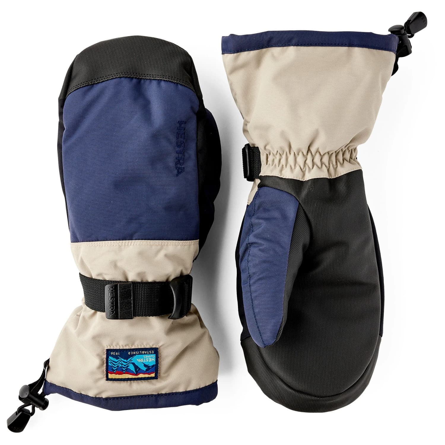 Ръкавици Hestra Gauntlet Senior Mitt Gloves - Dark Navy / Beige