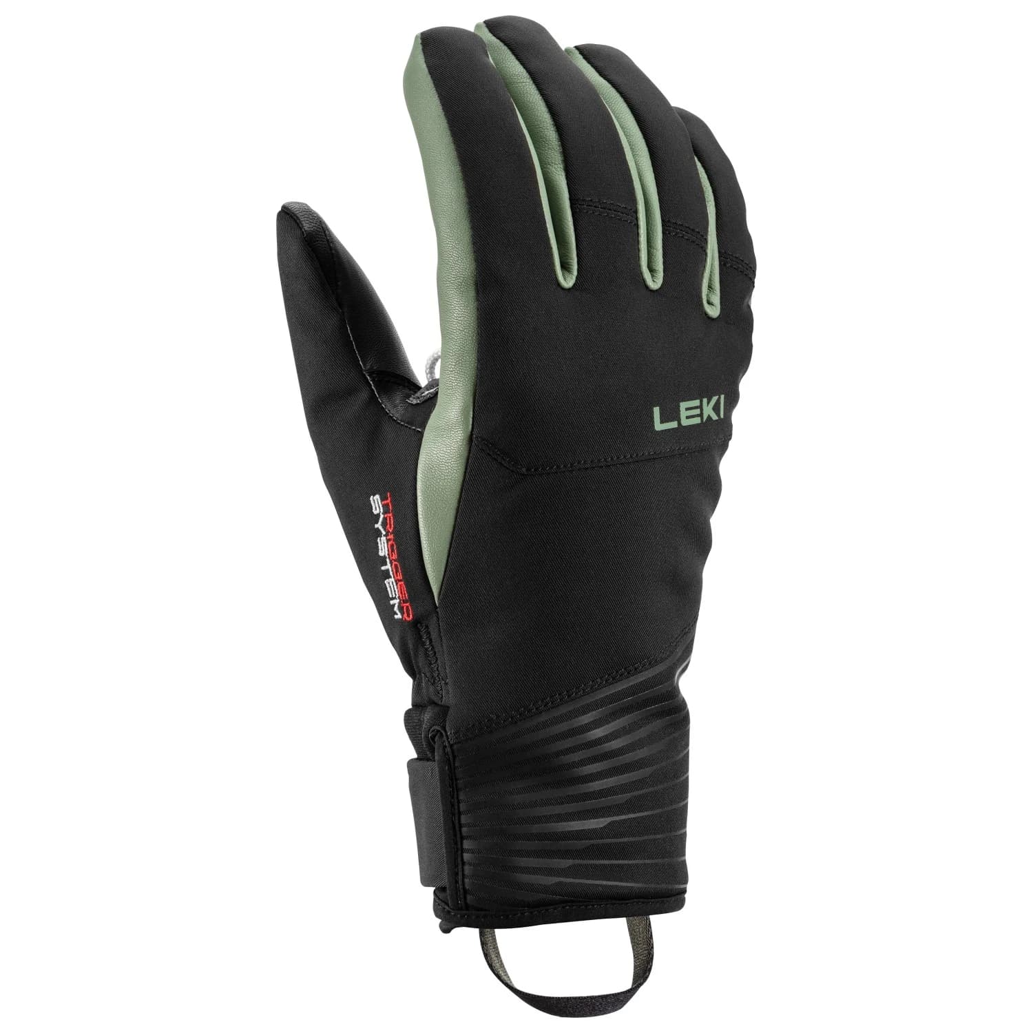 Дамски ръкавици Leki Women's Sparrow 3D Gloves - Black / Dusty Green