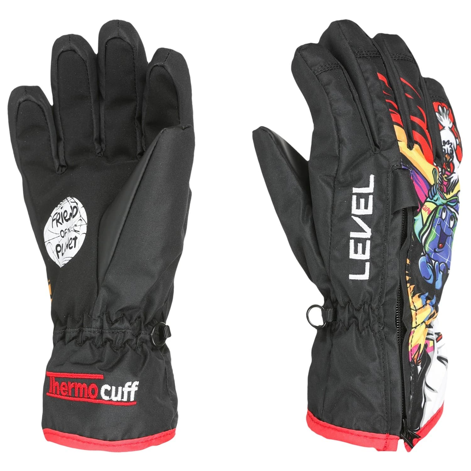 Детски ръкавици LEVEL Kid's Dudy Gloves - PK Black