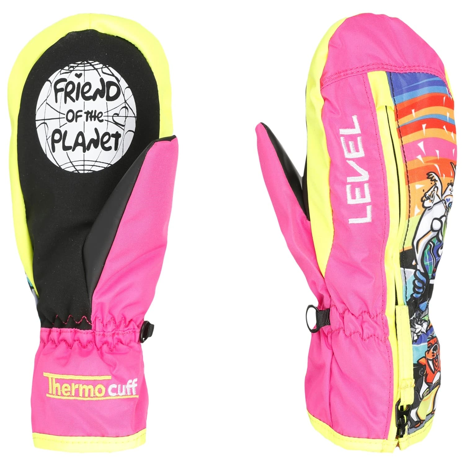 Детски ръкавици LEVEL Kid's Dudy Mitt Gloves - Fucsia