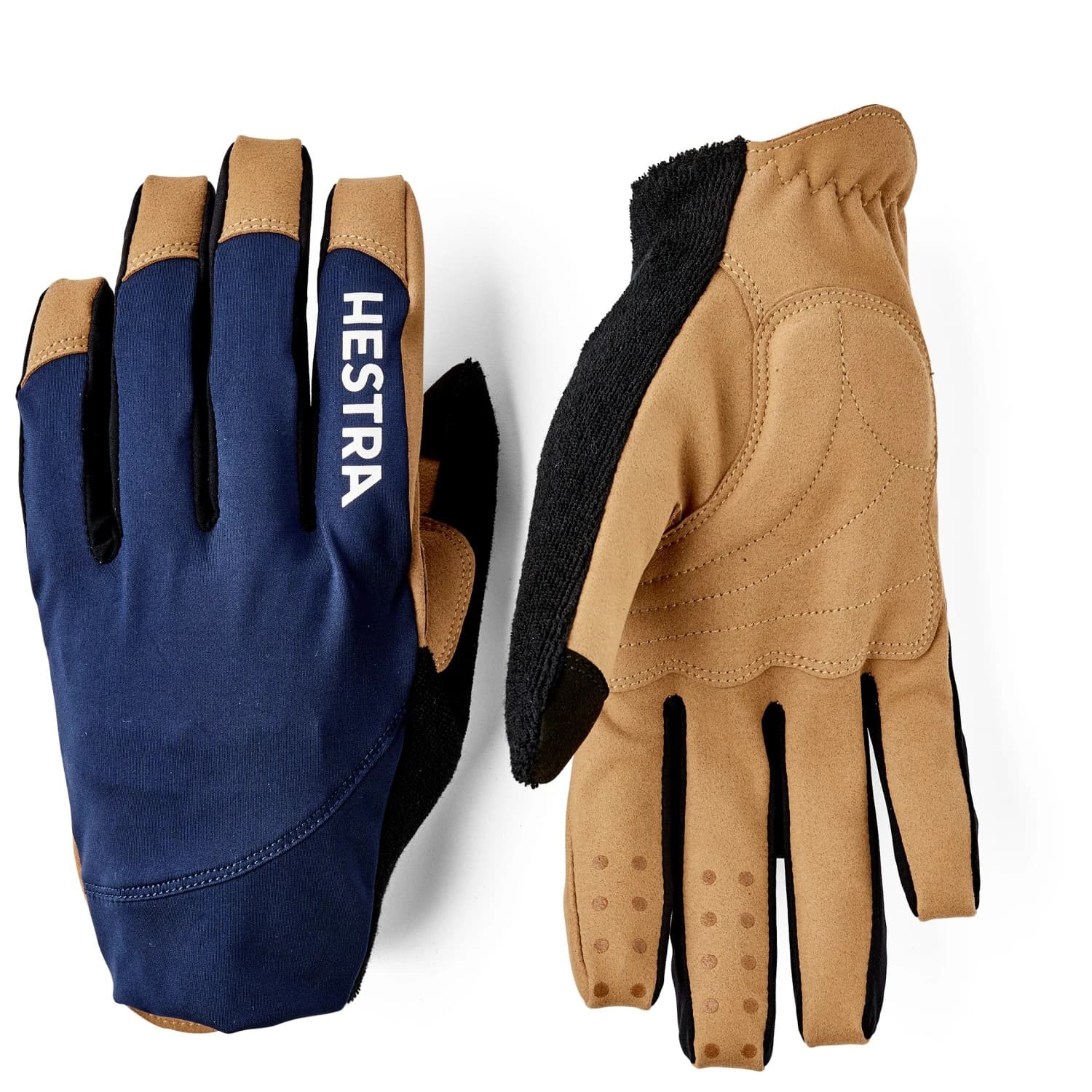 Ръкавици Hestra Spiro Long Gloves - Navy / Tan