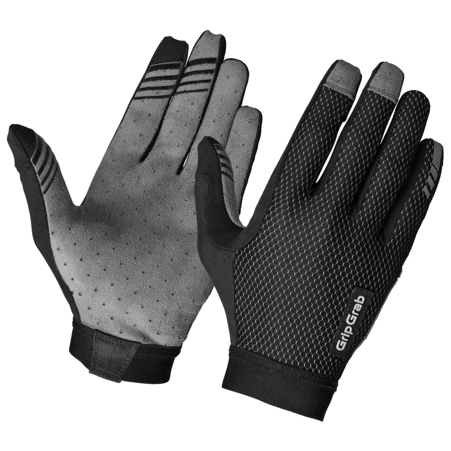 Ръкавици GripGrab Vertical 2 InsideGrip Full Finger Summer Gloves - Black