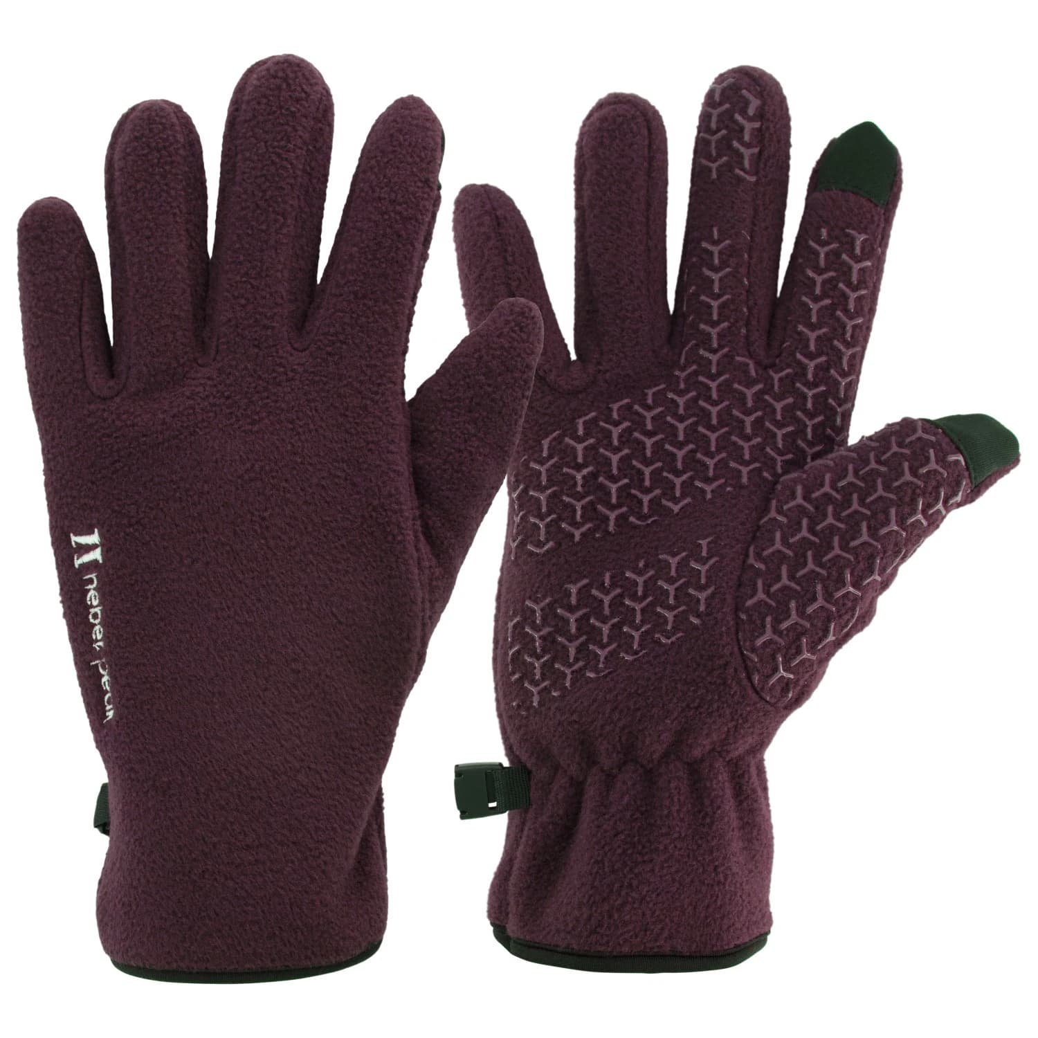 Ръкавици Heber Peak CedarHe. Fleece Gloves - Dark Berry Brown