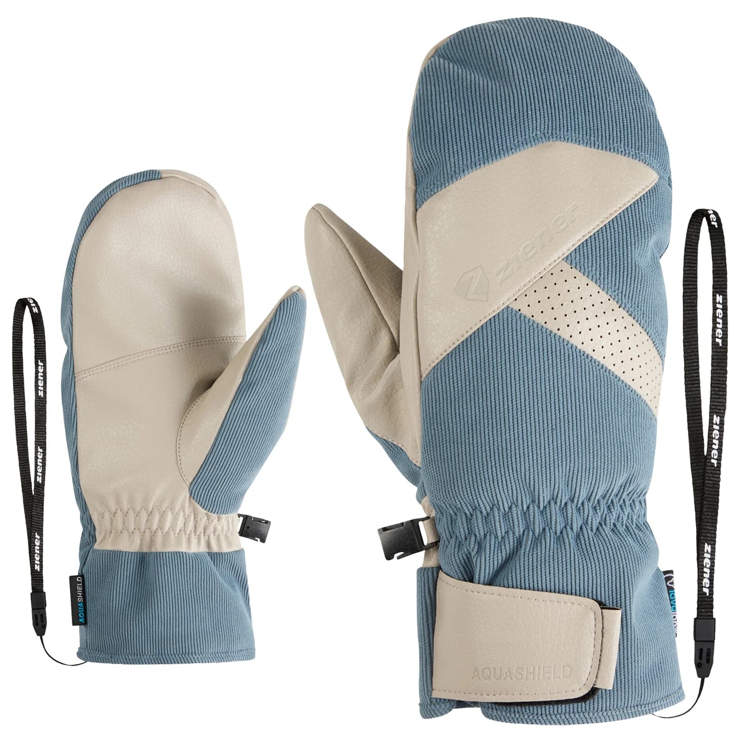 Мъжки ръкавици Ziener Gettero-Z AS AW Gloves - Iron Sky Cord