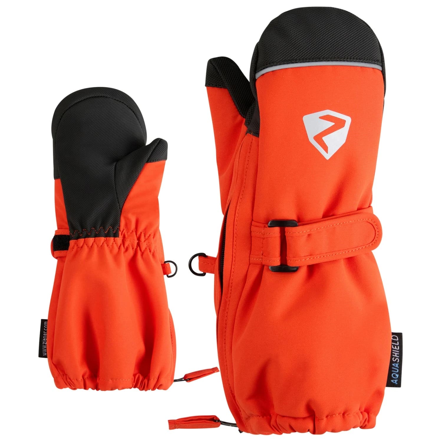 Детски ръкавици Ziener Kid's Lanupo-Z AS Gloves - Orangered