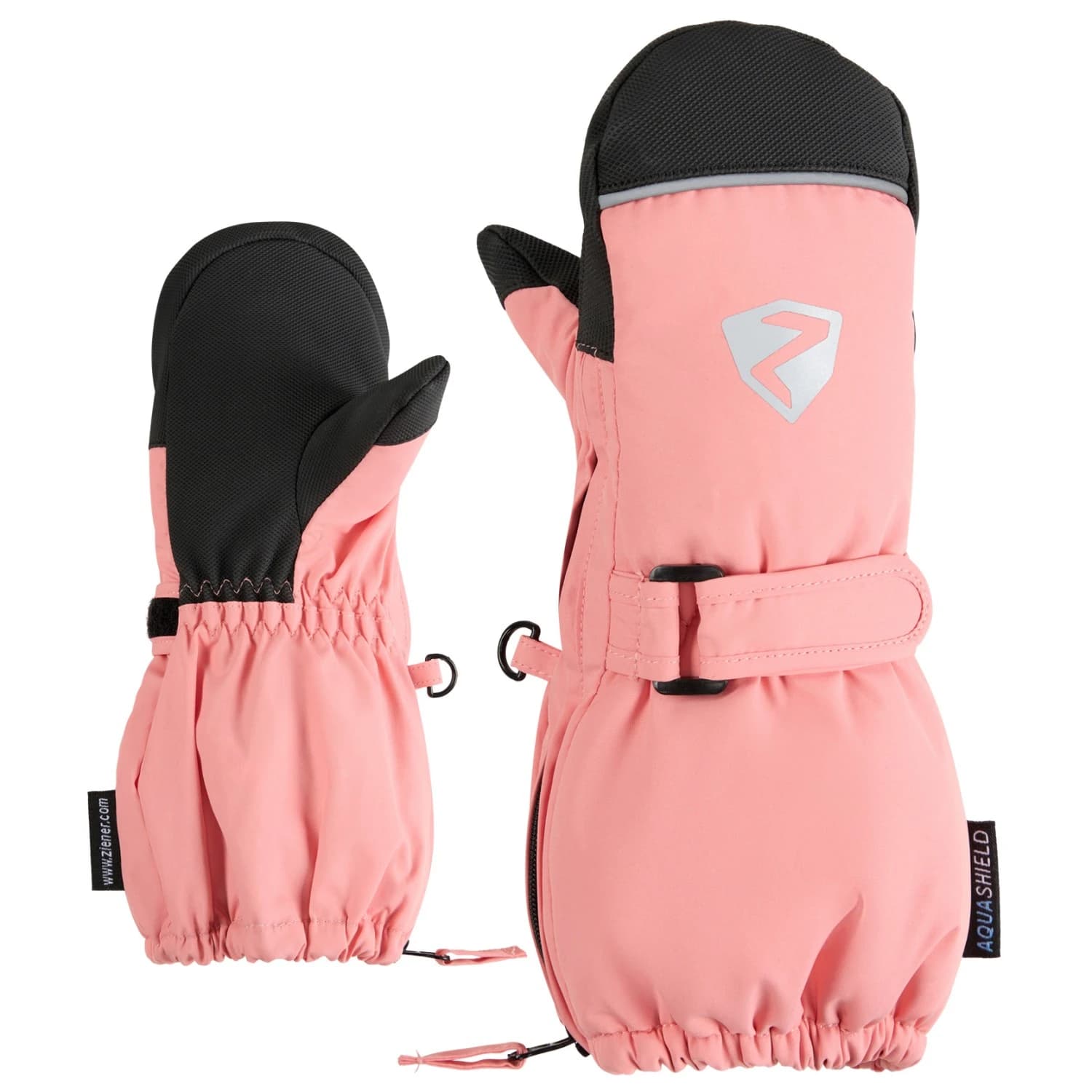 Детски ръкавици Ziener Kid's Lanupo-Z AS Gloves - Pink Vanilla