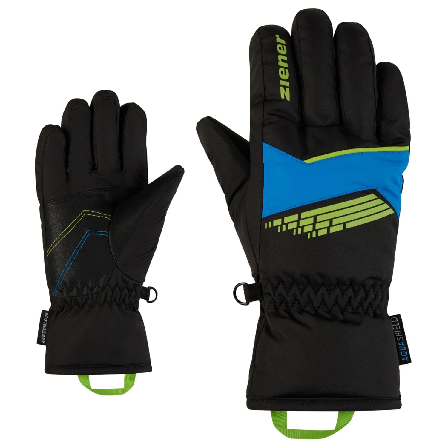 Детски ръкавици Ziener Kid's Lavivi-Z AS Gloves - Black