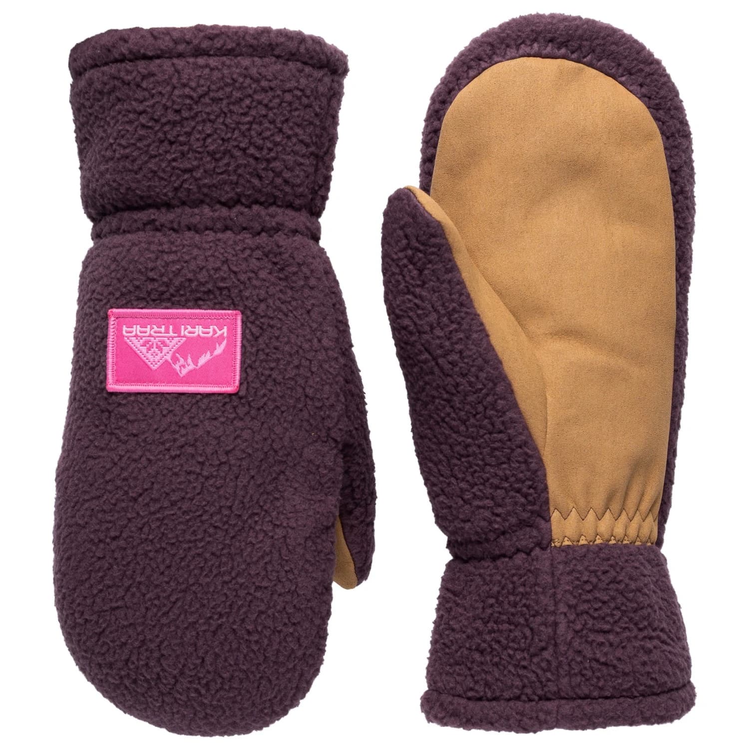 Дамски ръкавици Kari Traa Women's Rothe Pile Mittens Gloves - Cocoa Powder