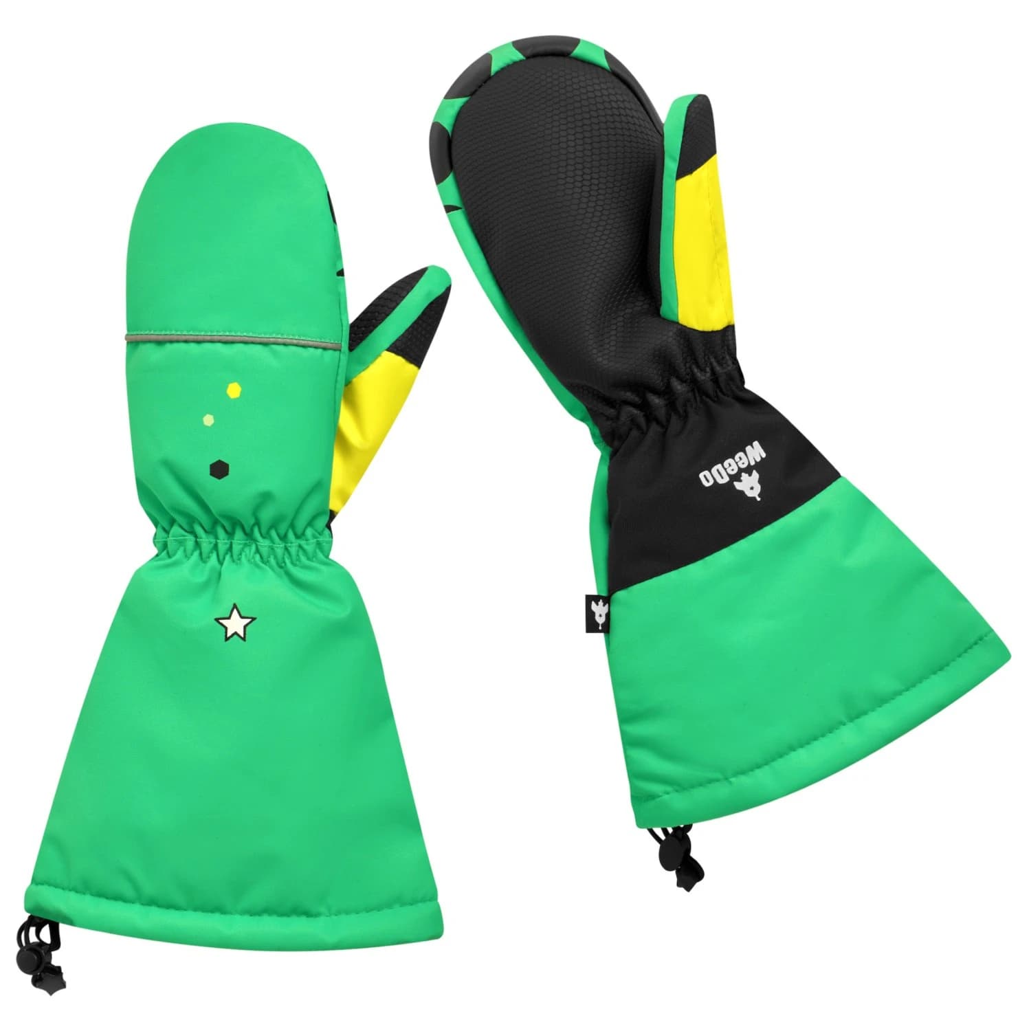 Детски ръкавици WeeDo Kid's Mondo Handschuhe Gloves - Ming Green / Lemon Tonic