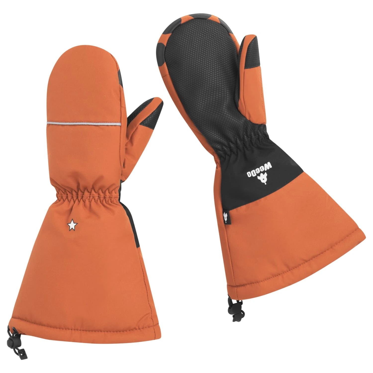 Детски ръкавици WeeDo Kid's Teddydo Handschuhe Gloves - Leather Brown / Black