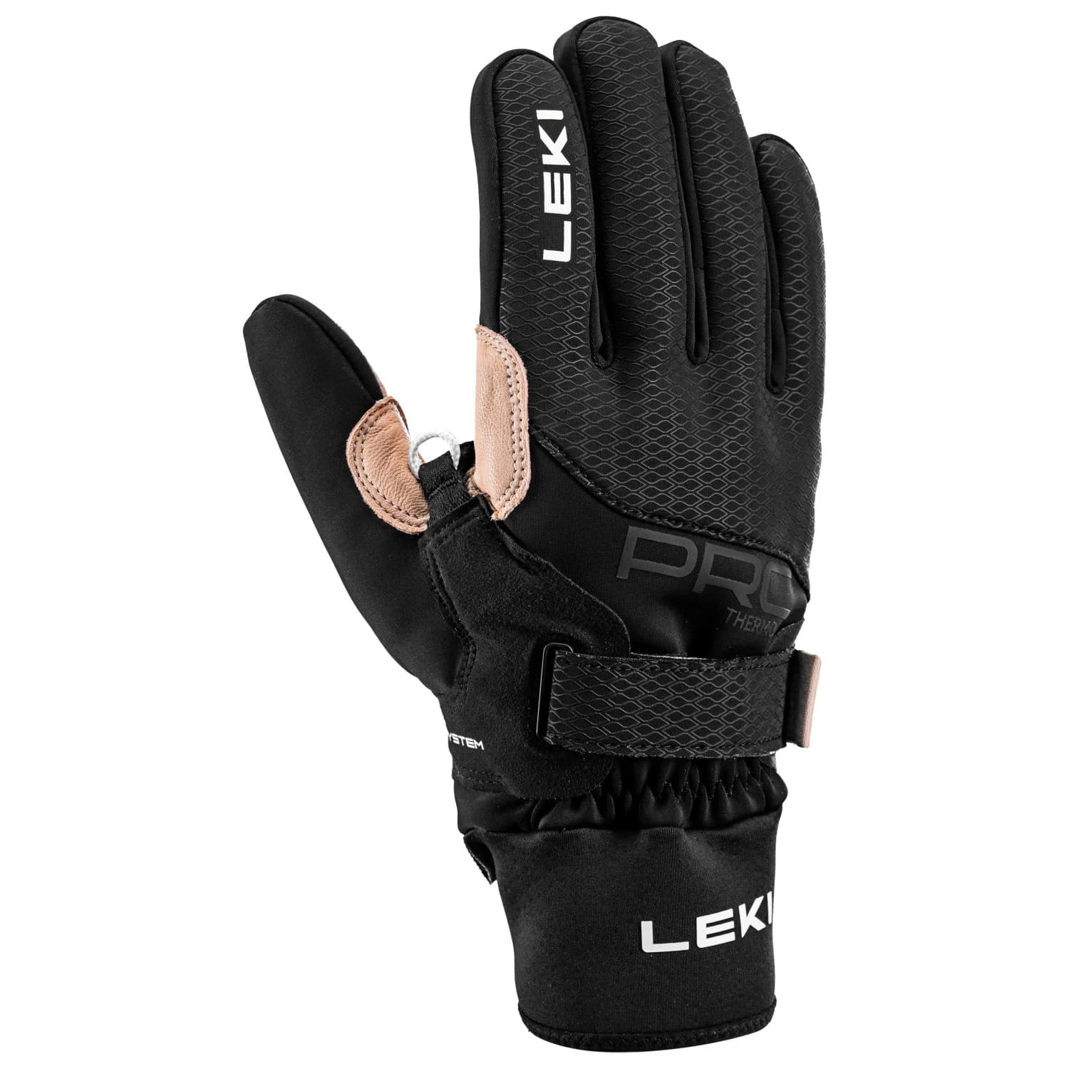 Ръкавици Leki PRC Premium Thermoplus Shark Gloves - Black / Sand