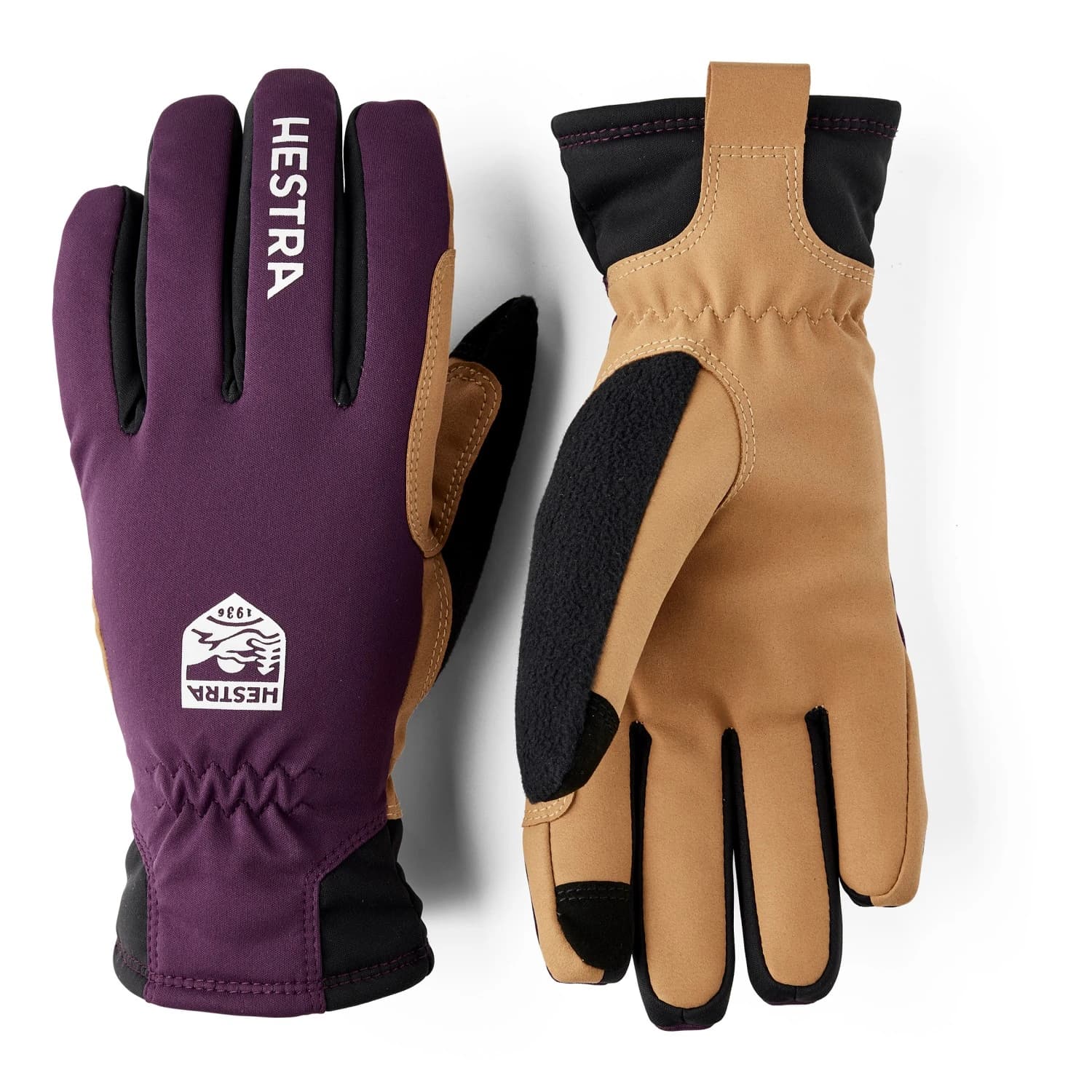 Ръкавици Hestra Women's XC Primaloft Gloves - Plum / Tan