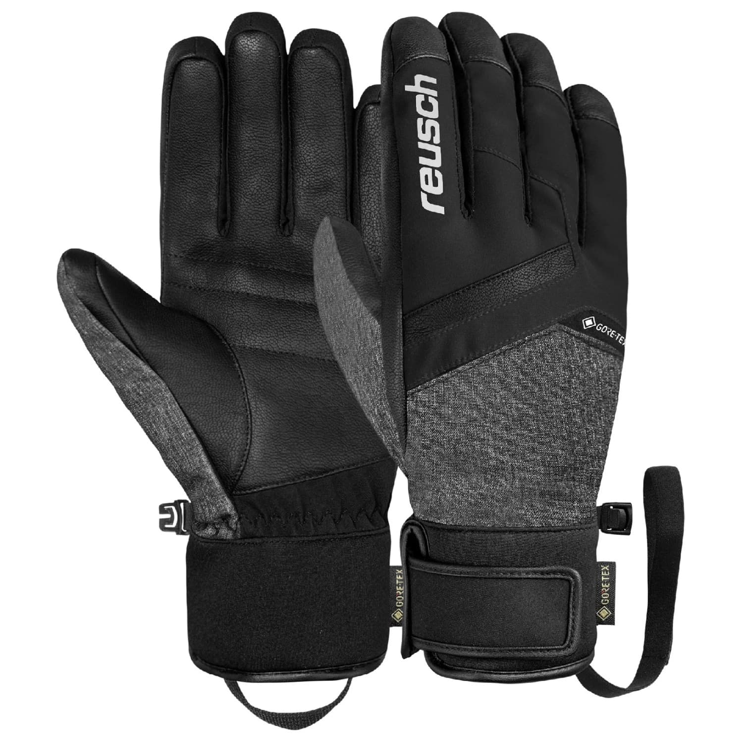Мъжки ръкавици Reusch Booster GORE-TEX Gloves - Black / Black Melange