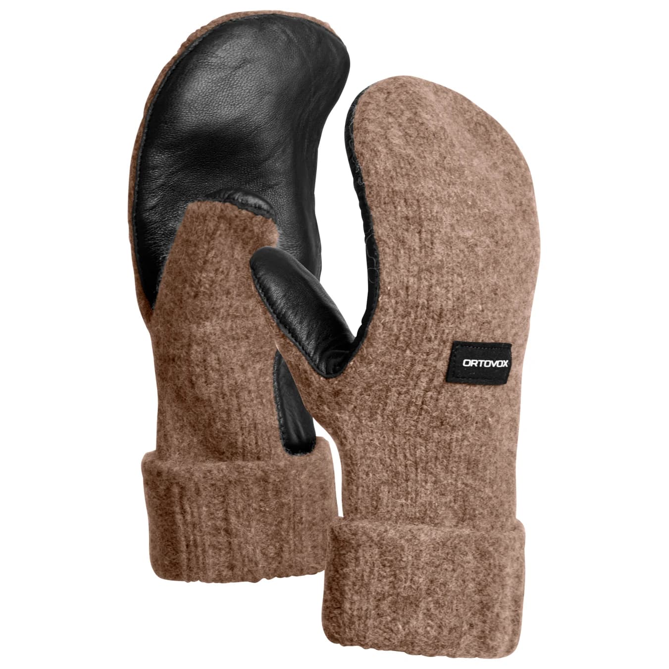 Ръкавици Ortovox Classic Wool Mitten Leather Gloves - Black Sheep