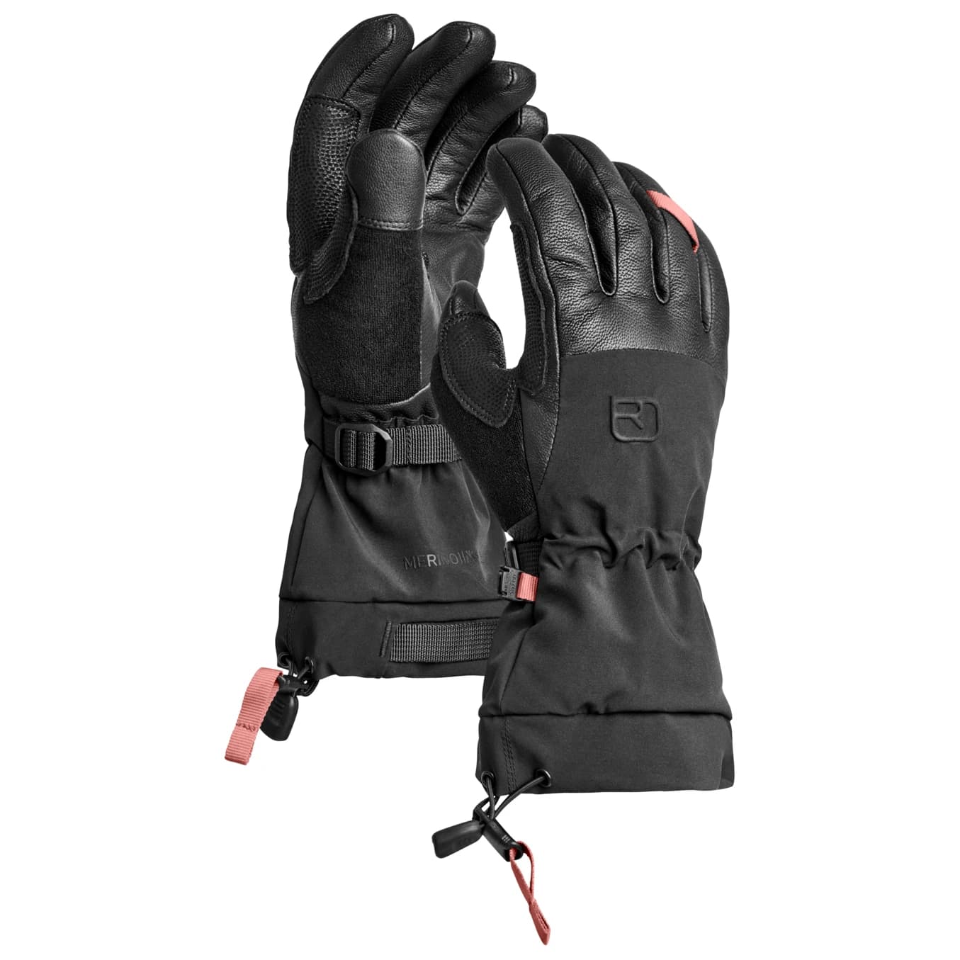 Дамски ръкавици Ortovox Women's Merino Freeride Glove - Black Raven