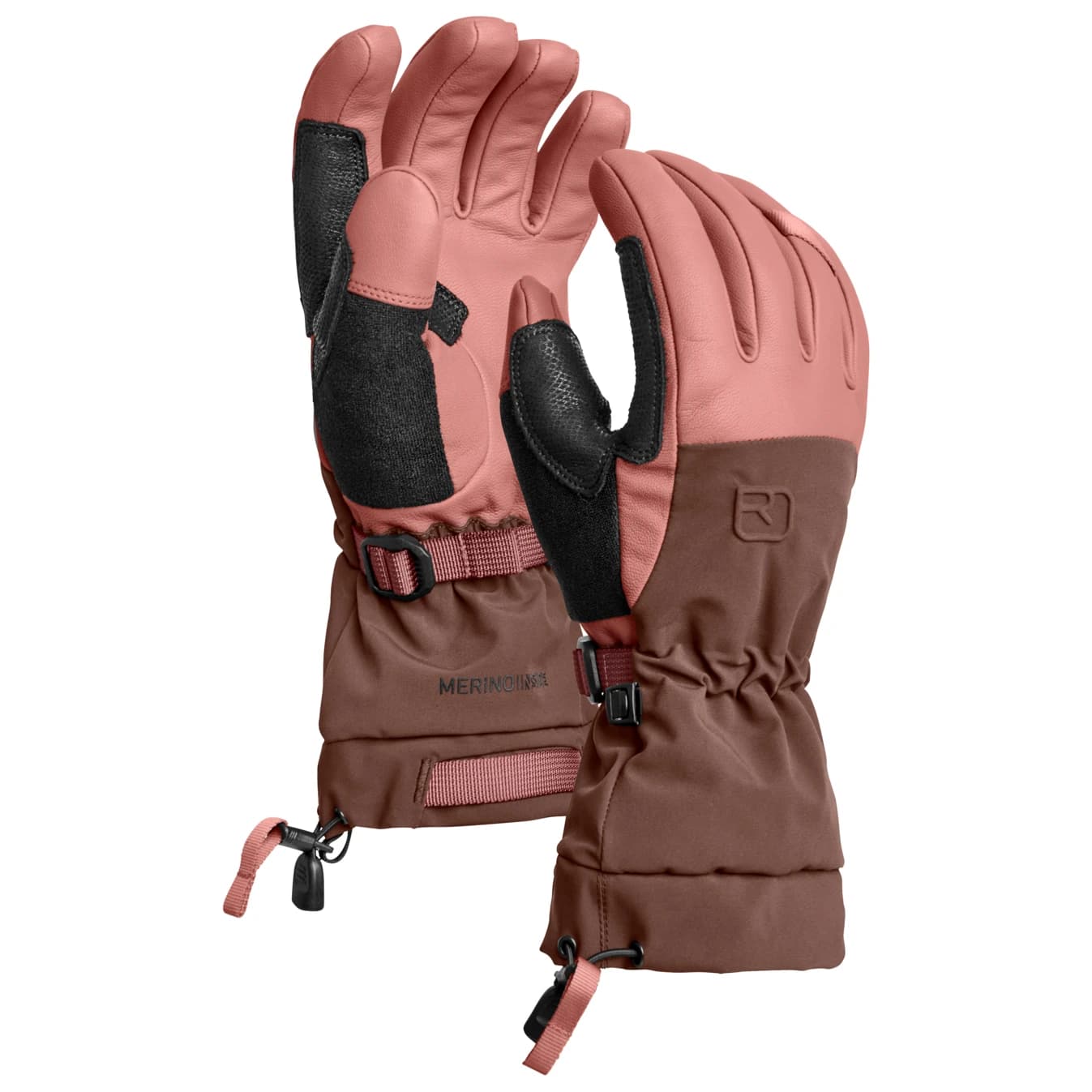 Дамски ръкавици Ortovox Women's Merino Freeride Glove - Dusk Rose